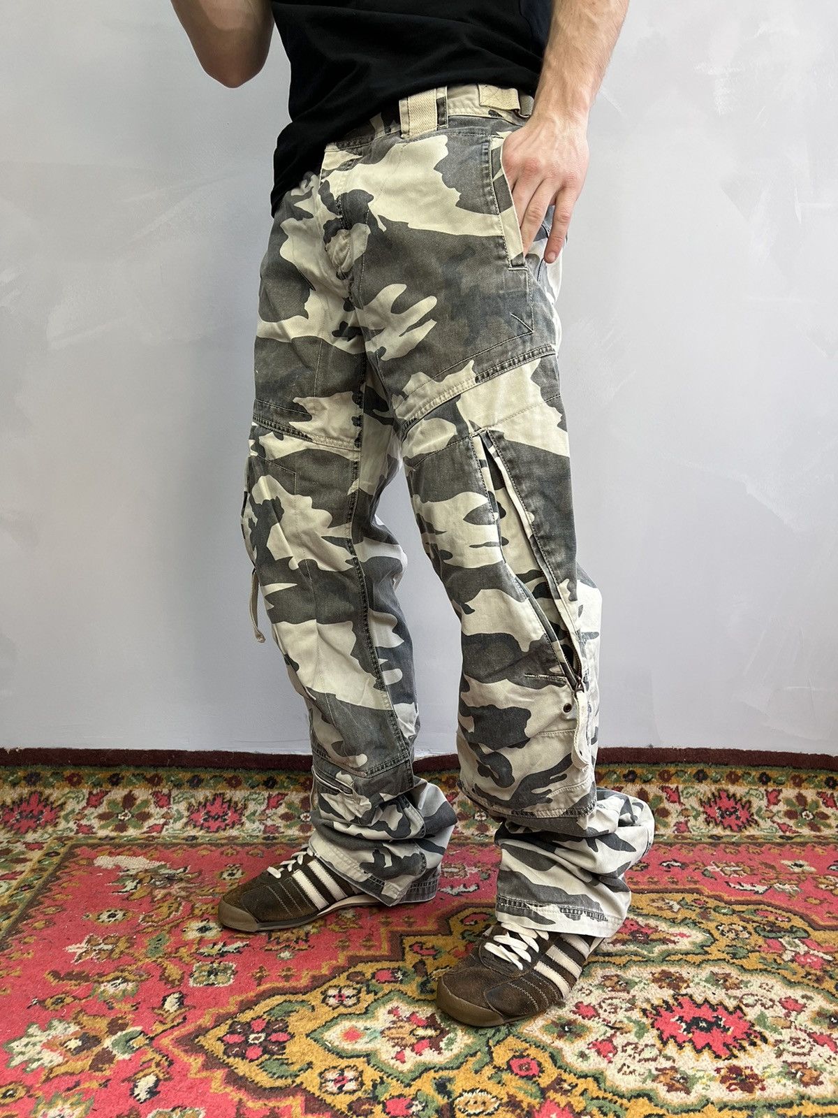 Hysteric Glamour × If Six Was Nine VTG Rick Owens Junya Watanabe Style Stone Washed Jeans Size US 33 - 1 Thumbnail