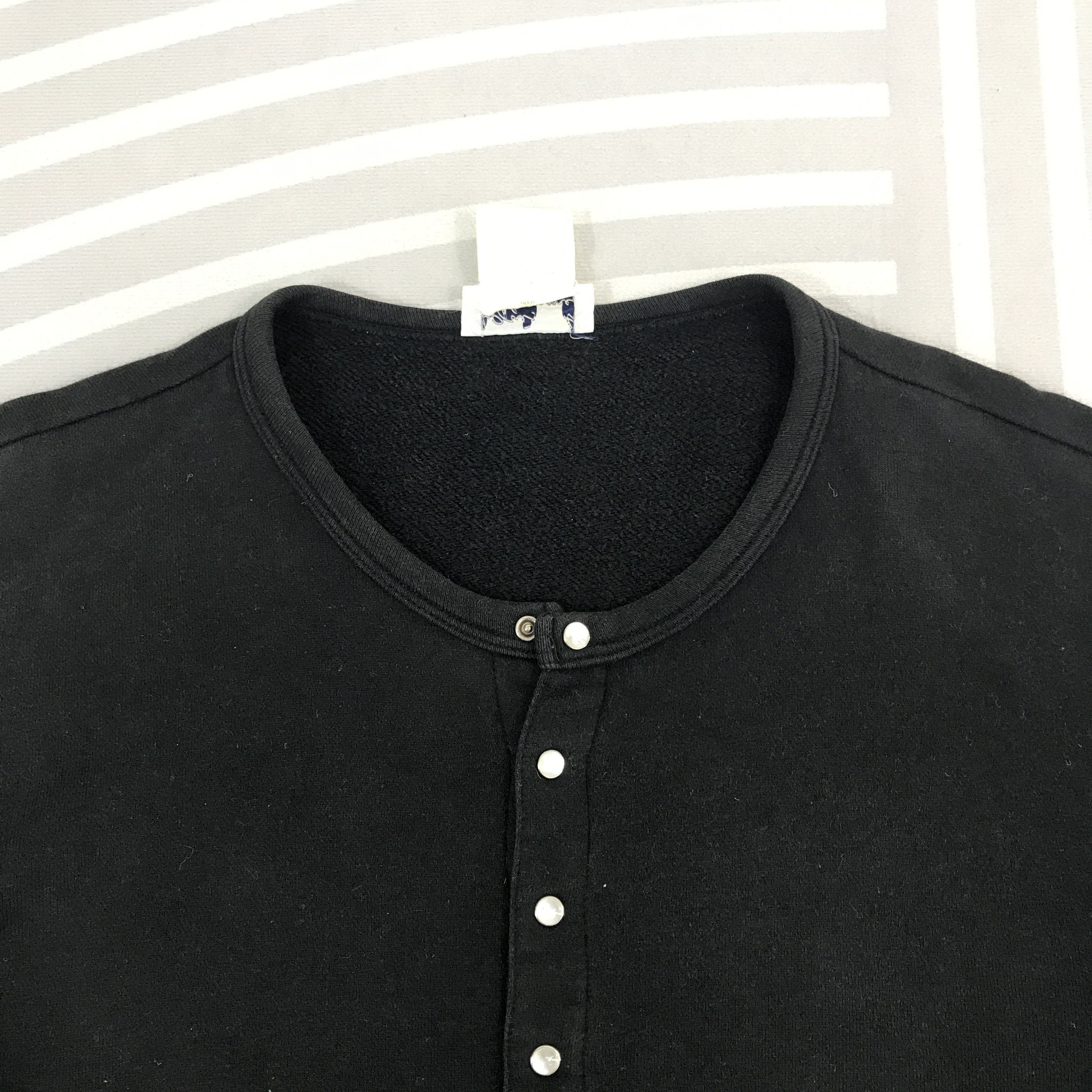 Japanese Brand × Vintage × agnes b. Vintage Agnes B. Homme Snap button Sweatshirt Size US L / EU 52-54 / 3 - 8 Thumbnail