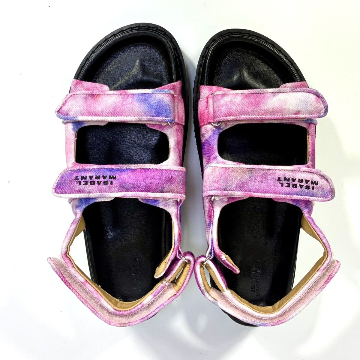Isabel Marant Isabel Marant Madee Platform Sandal Mulberry Tie Dye 41 10 Size US 10 / IT 40 - 4 Thumbnail