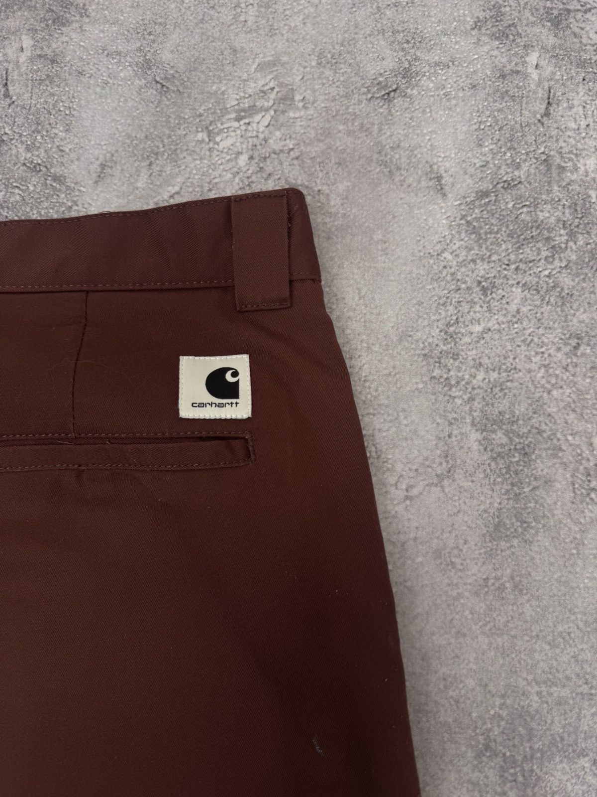 Carhartt Carhartt Chino Men Pants Brown Straight Fit Size 32 Size US 32 / EU 48 - 2 Thumbnail
