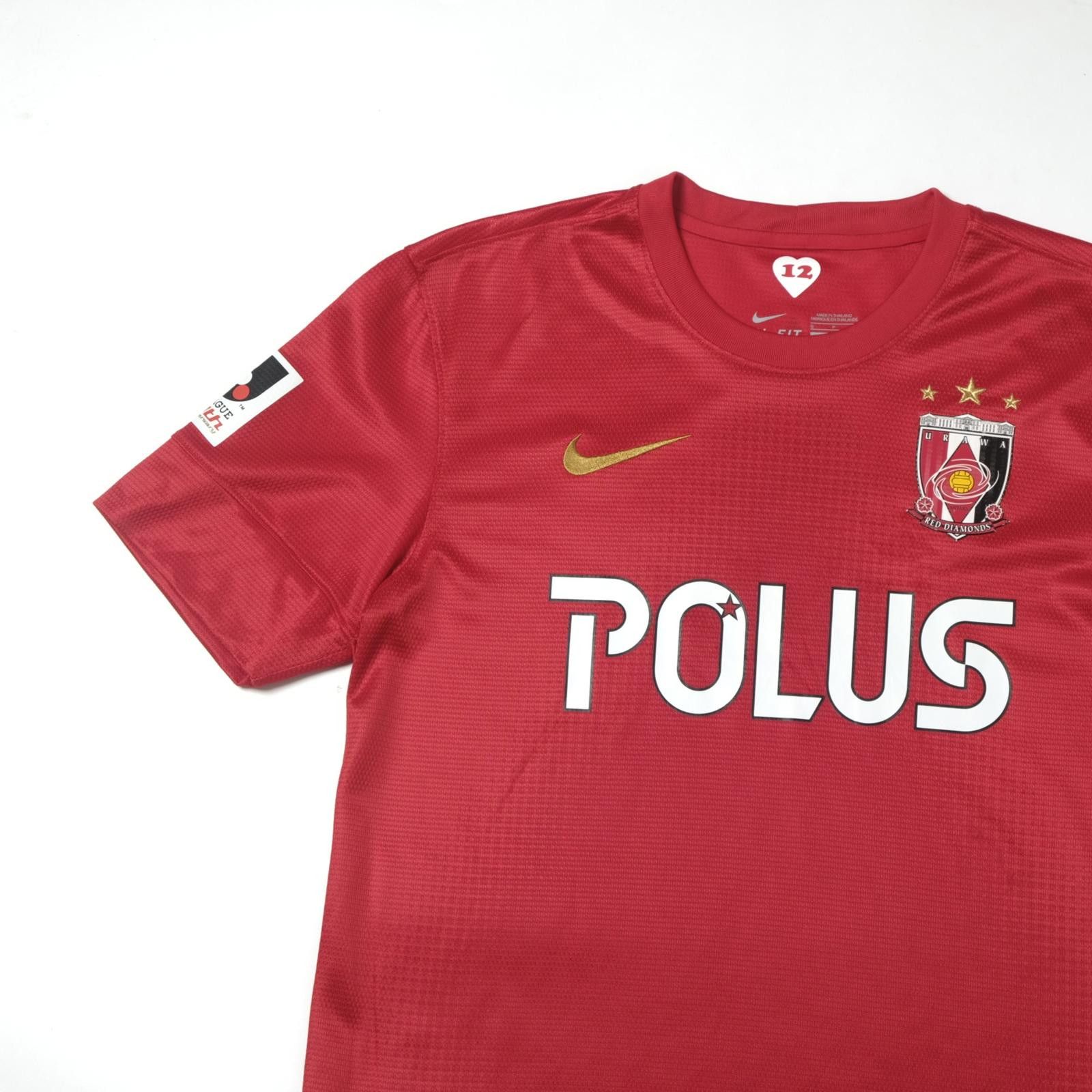 Nike 2013/14 Urawa Red Diamonds Home Shirt J-League (S/M) Size US S / EU 44-46 / 1 - 3 Thumbnail