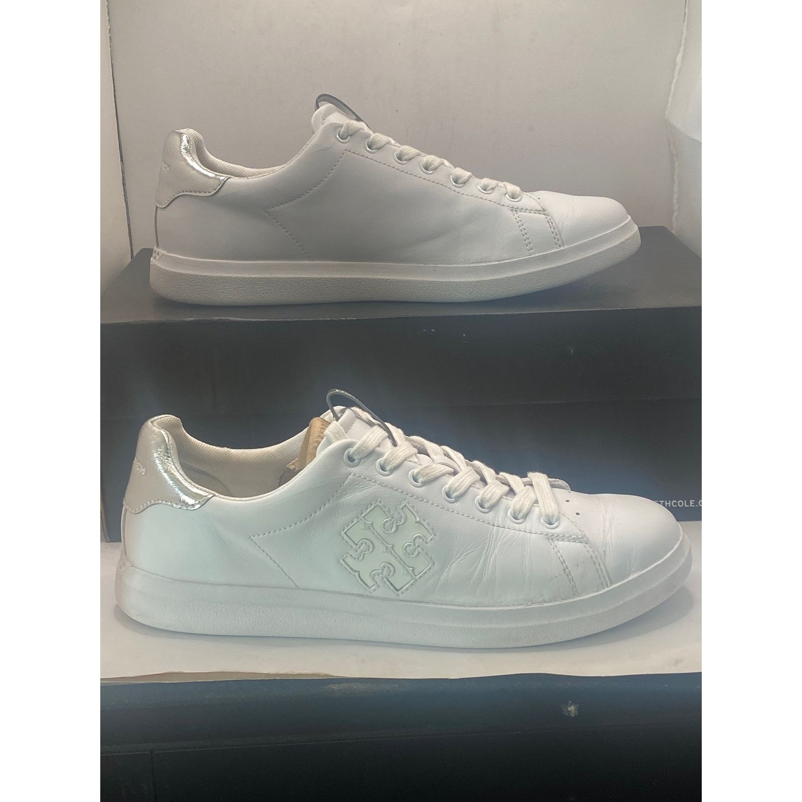Tory Burch Double T Howell Court Sneaker (Women) Tory Burch Size 9M Size US 9 / IT 39 - 1 Thumbnail