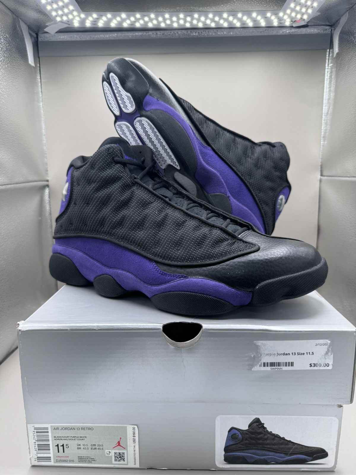 Jordan Brand Jordan 13 Court Purple Size 11.5 DS OG ALL Size US 11.5 / EU 44-45 - 1 Thumbnail