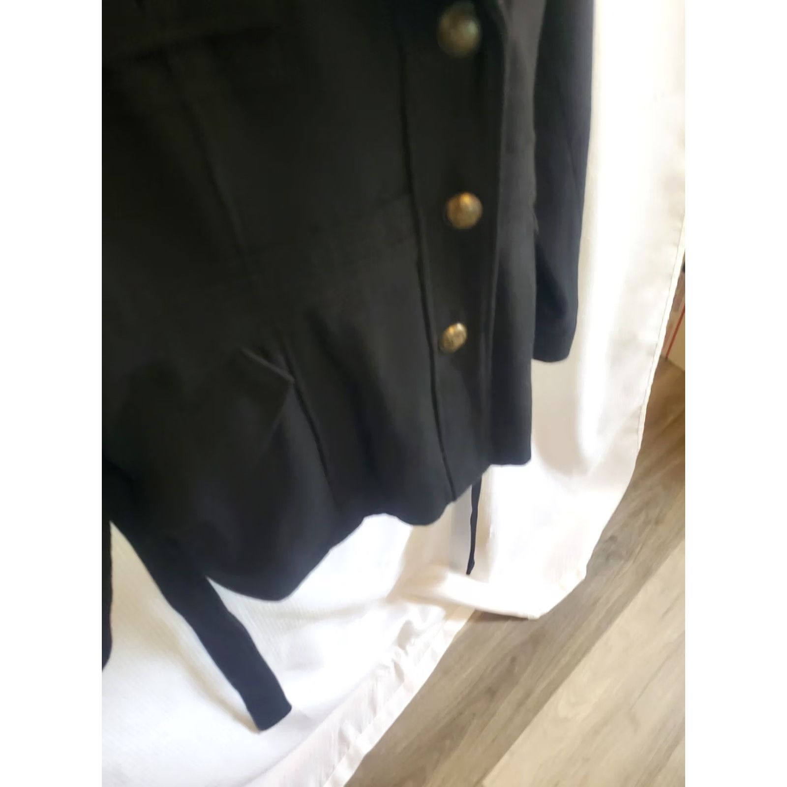 Mossimo VINTAGE MOSSIMO Peacoat XL Womens Y2K Wool Removeable Fur Collar Size XL / US 12-14 / IT 48-50 - 5 Thumbnail