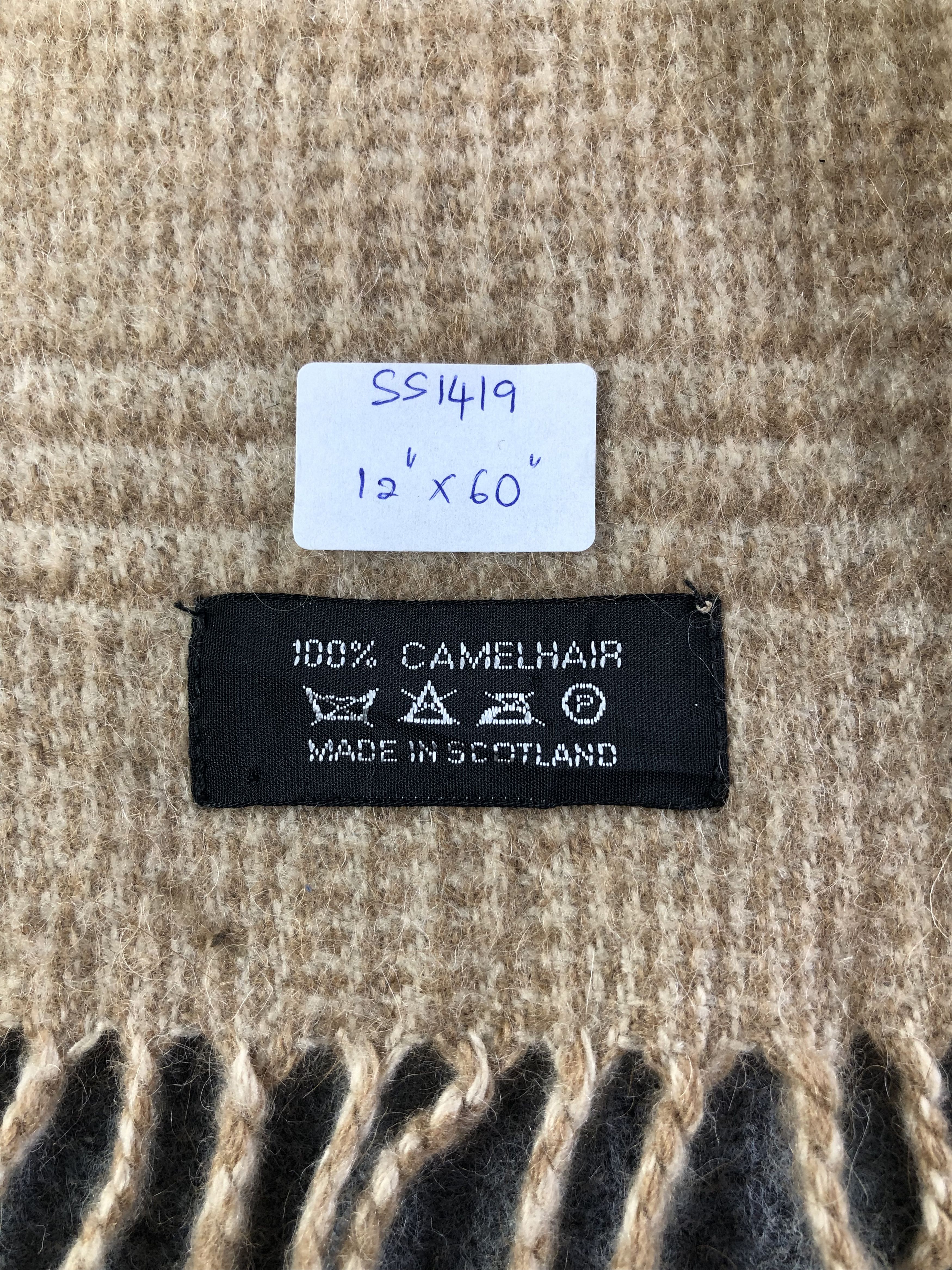 Lacoste La Coste Camel Hair Scarf / Muffler / Neckwear SS1419 Size ONE SIZE - 5 Thumbnail