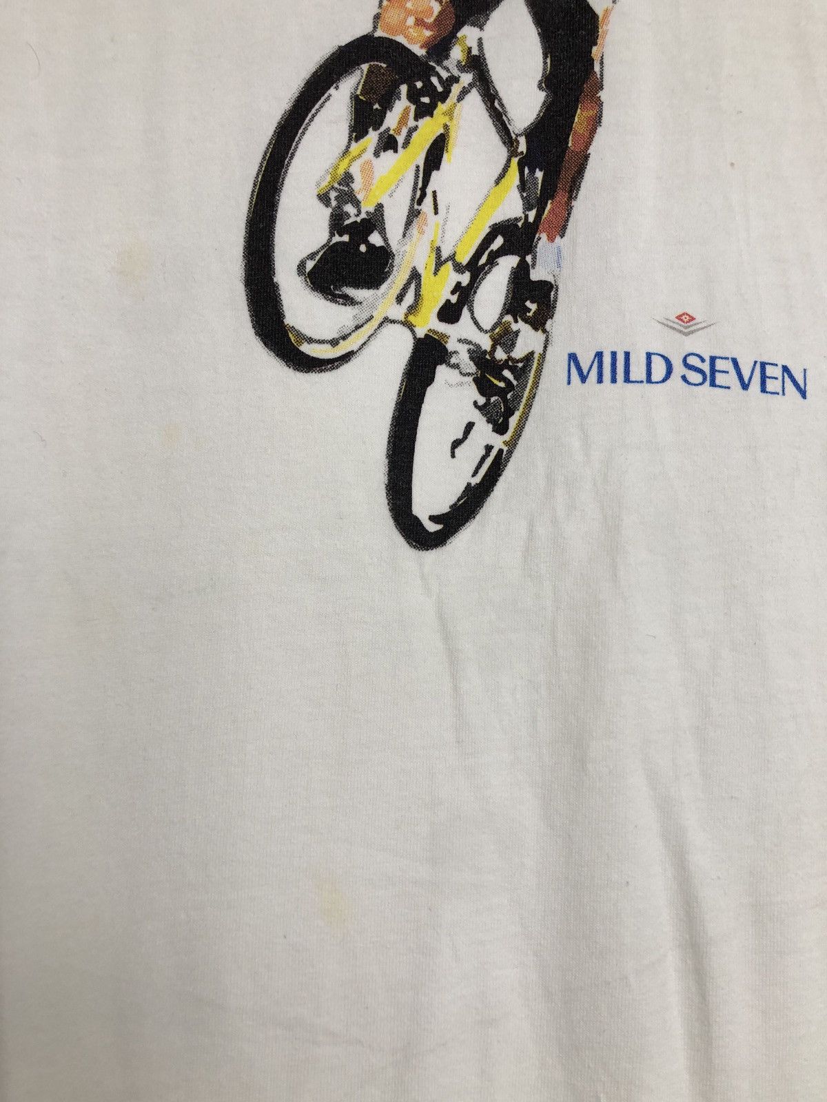 Vintage Vintage Mild Seven Cycling Rally 97 T-Shirt Size US L / EU 52-54 / 3 - 3 Thumbnail