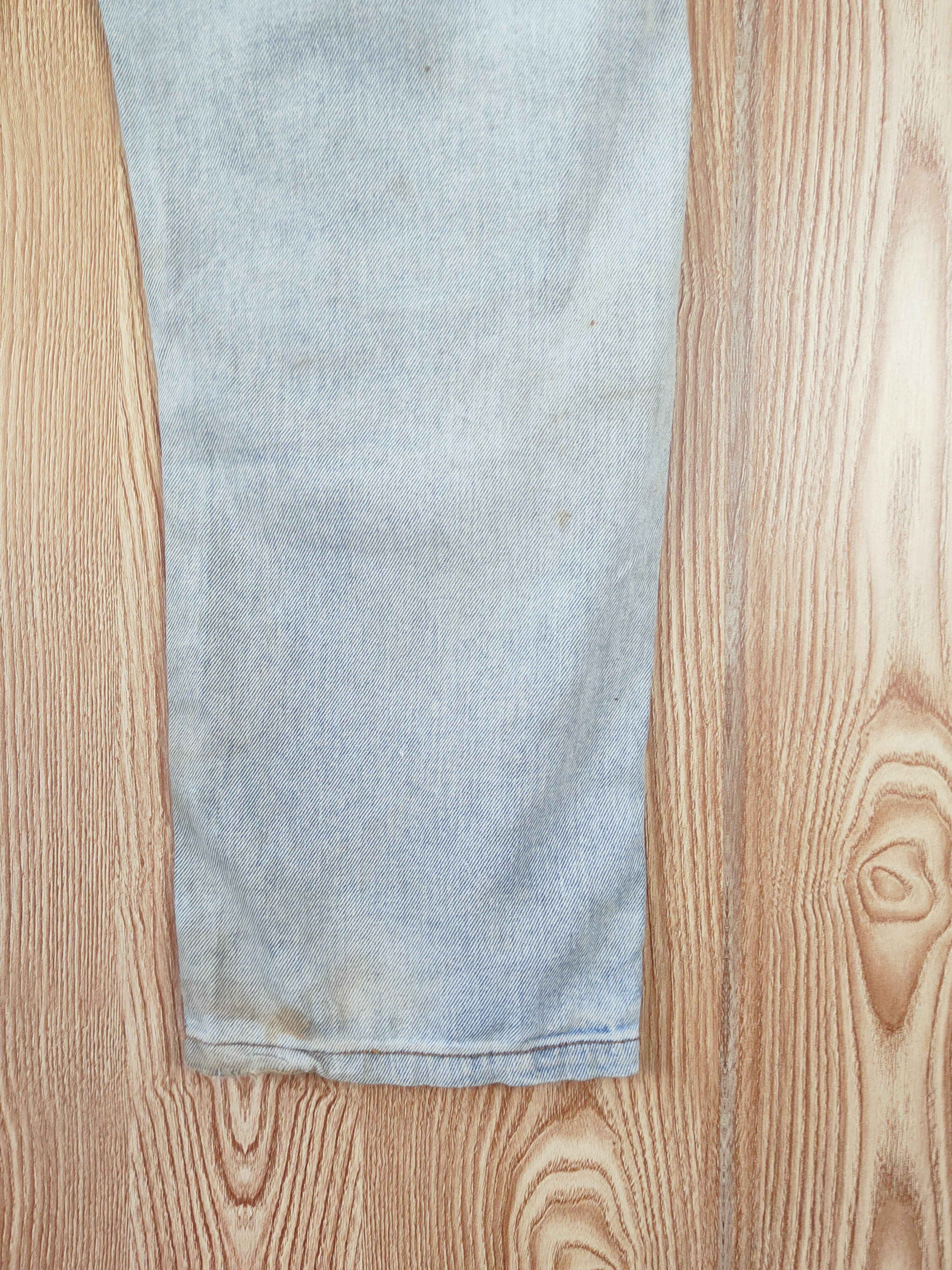 Japanese Brand OSJ Blue Faded Distressed Ripped Jeans #W690 Size US 36 / EU 52 - 12 Thumbnail