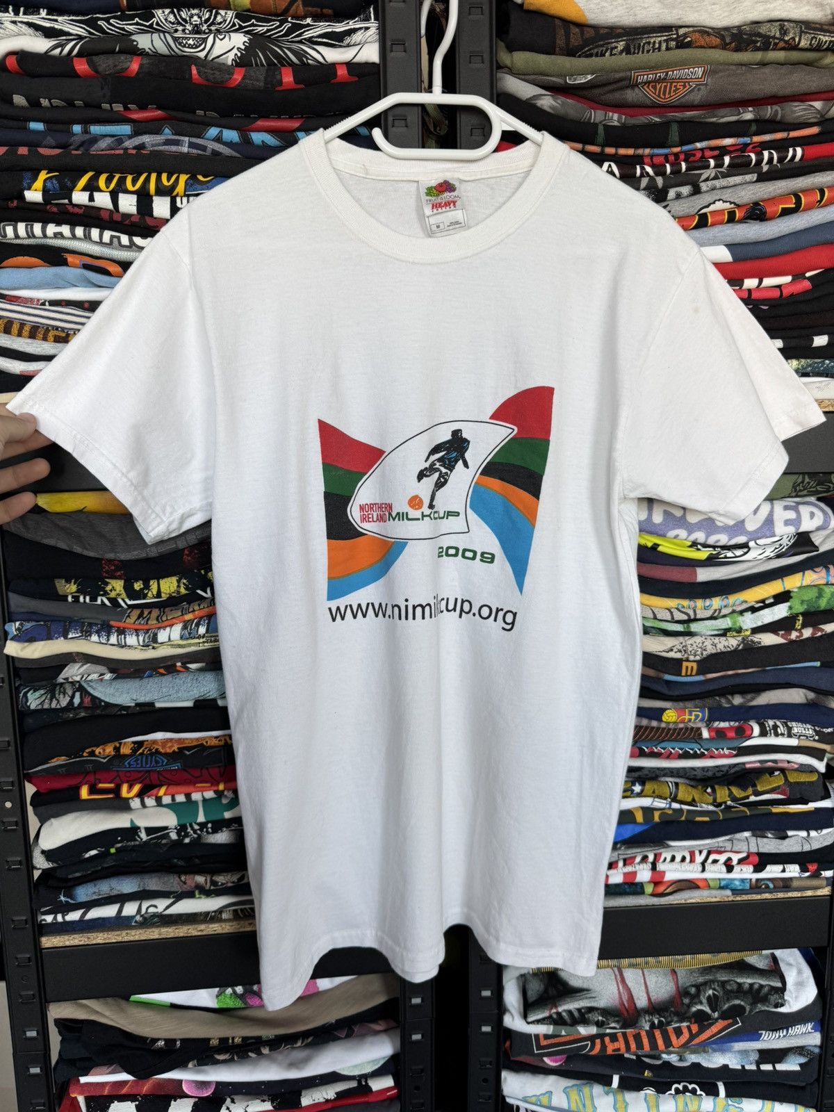Fruit Of The Loom Fruit vintage heavy cotton milkcup 2009 tee Size US M / EU 48-50 / 2 - 1 Thumbnail