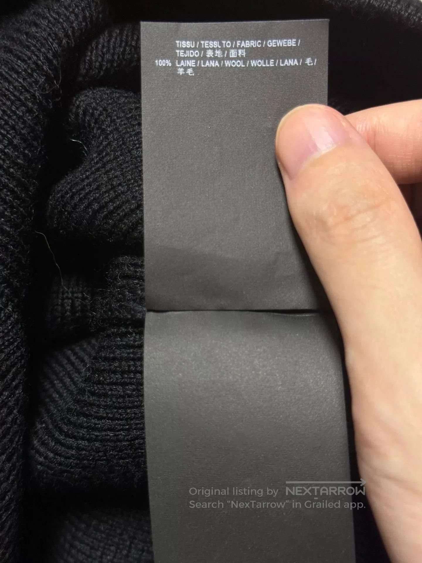 Saint Laurent Paris black striped shoulder button knit sweater. Size US S / EU 44-46 / 1 - 7 Thumbnail