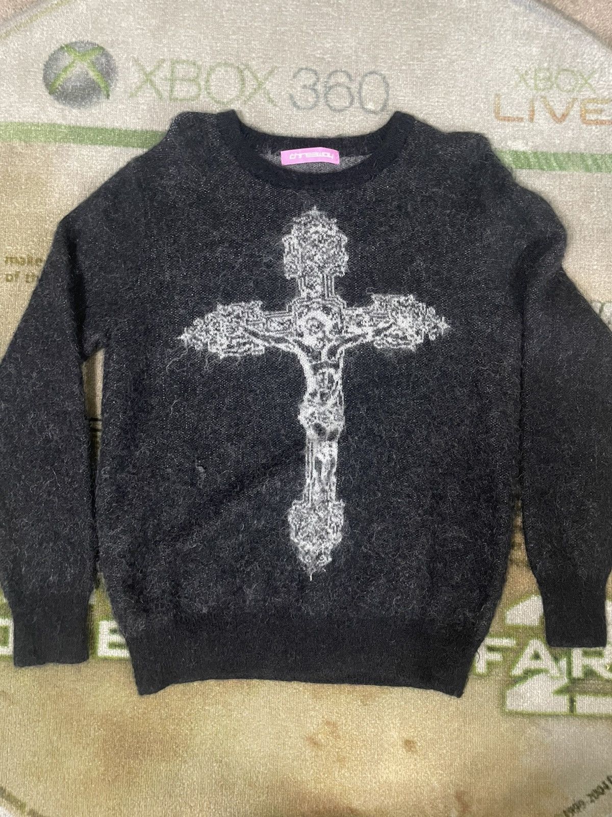 Other Threeway Mohair Sweater Size US L / EU 52-54 / 3 - 1 Thumbnail