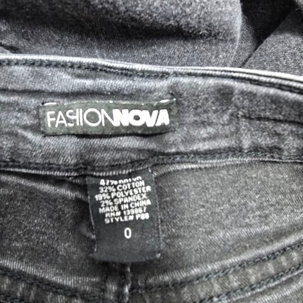 Fashion Nova Women's Fashion Nova Black Skinny Jeans Size 0 Size 25" / US 0 / IT 36 - 7 Thumbnail