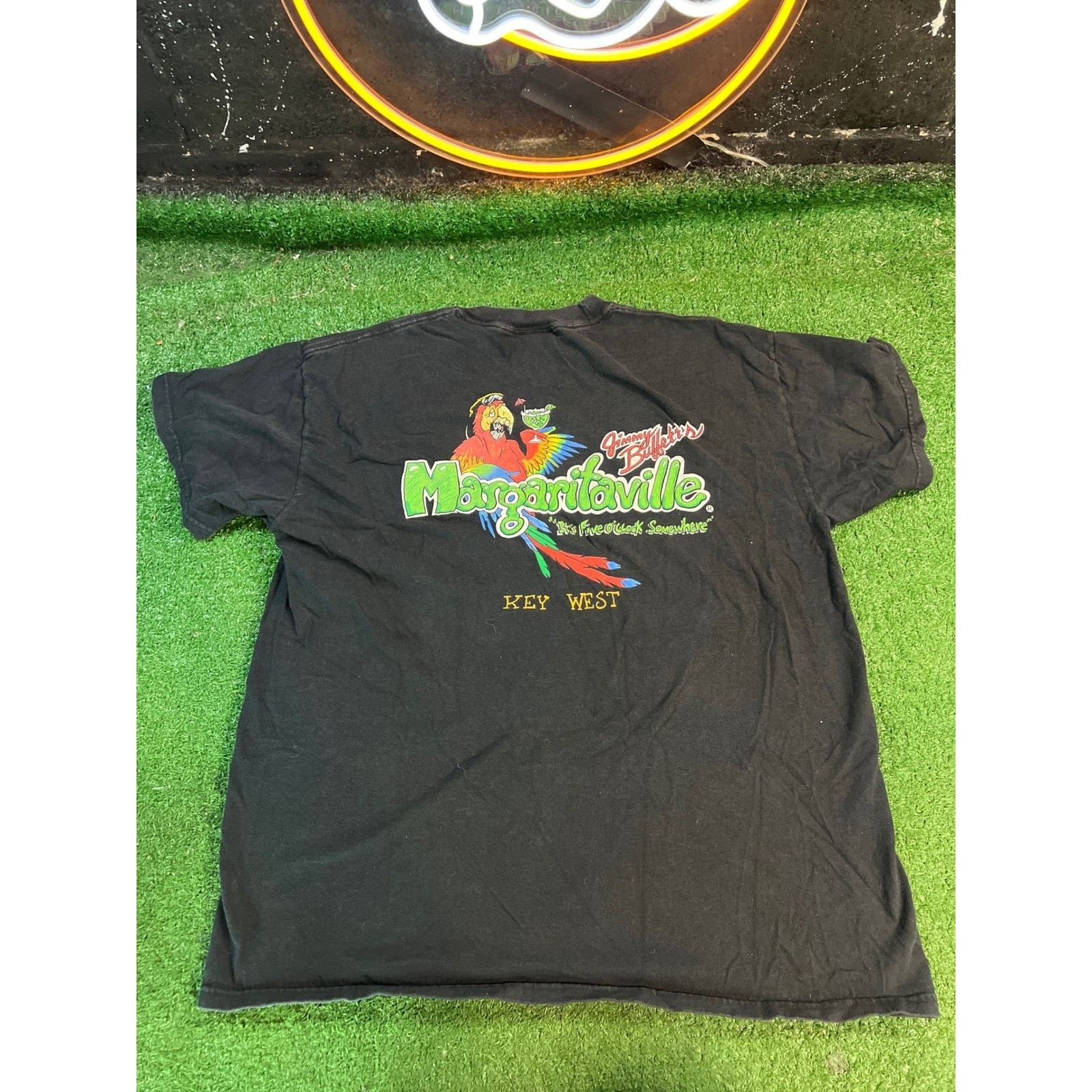 Other Margaritaville Embroidered T-Shirt Graphic Black Mens Large Size US XL / EU 56 / 4 - 4 Thumbnail