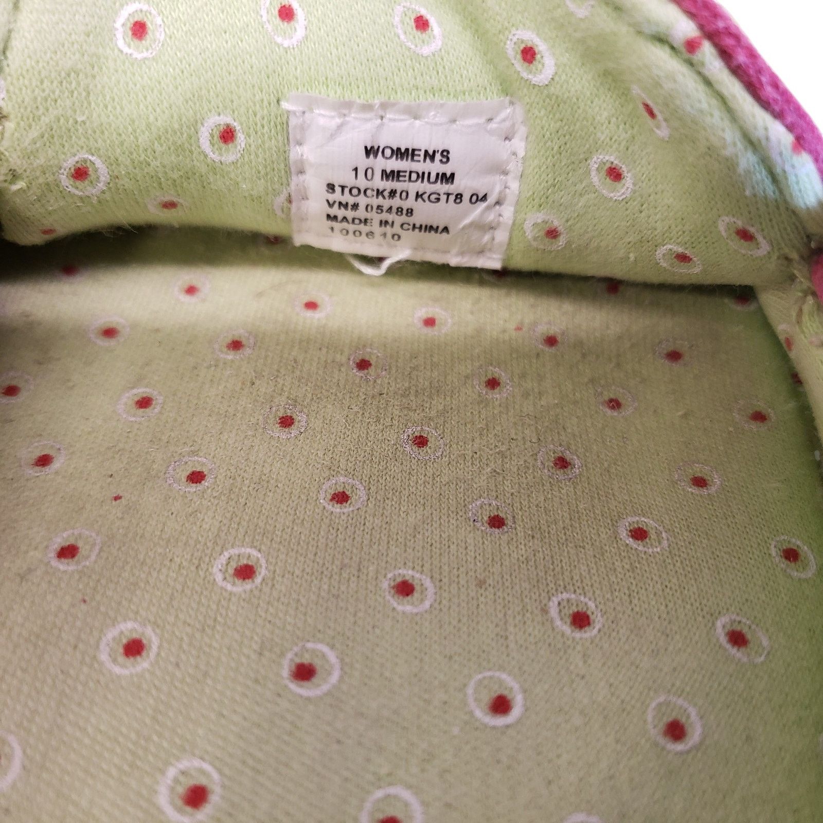 L.L. Bean L.L. Bean Womens Pink Leather Slippers Hearthside Size 10 Size US 10 / IT 40 - 9 Thumbnail