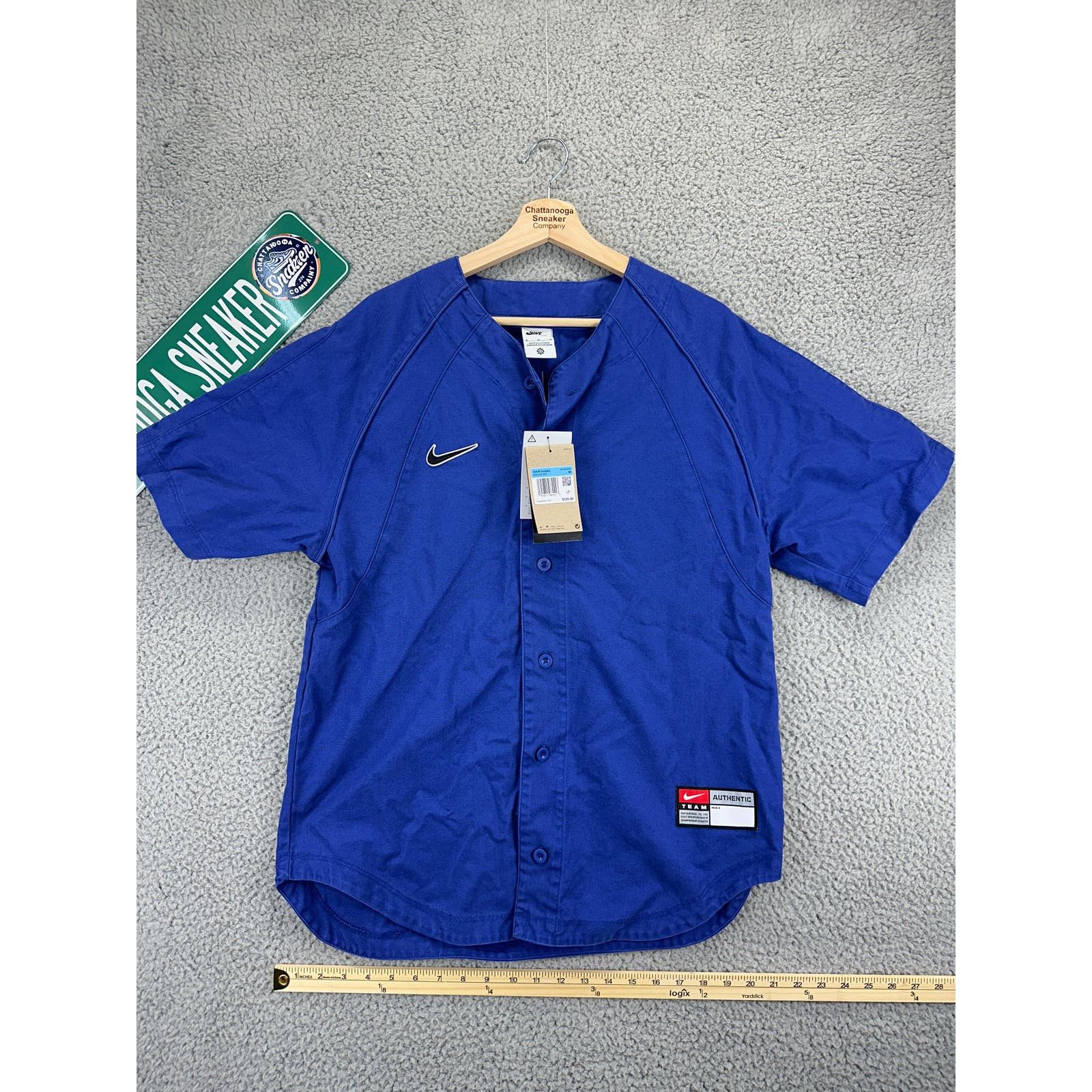 Nike Nike SB Baseball Jersey Button down Shirt Mens Medium Blue M Size US M / EU 48-50 / 2 - 1 Thumbnail