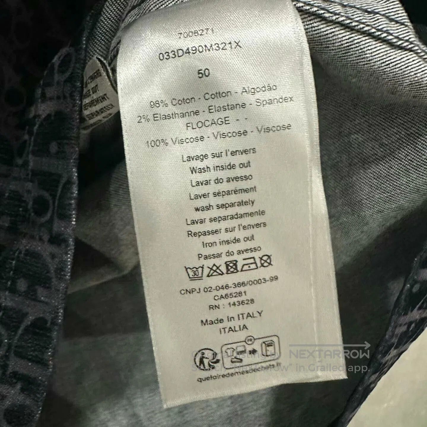 Dior Dior Full Logo Long Sleeve Shirt. Size US L / EU 52-54 / 3 - 5 Thumbnail
