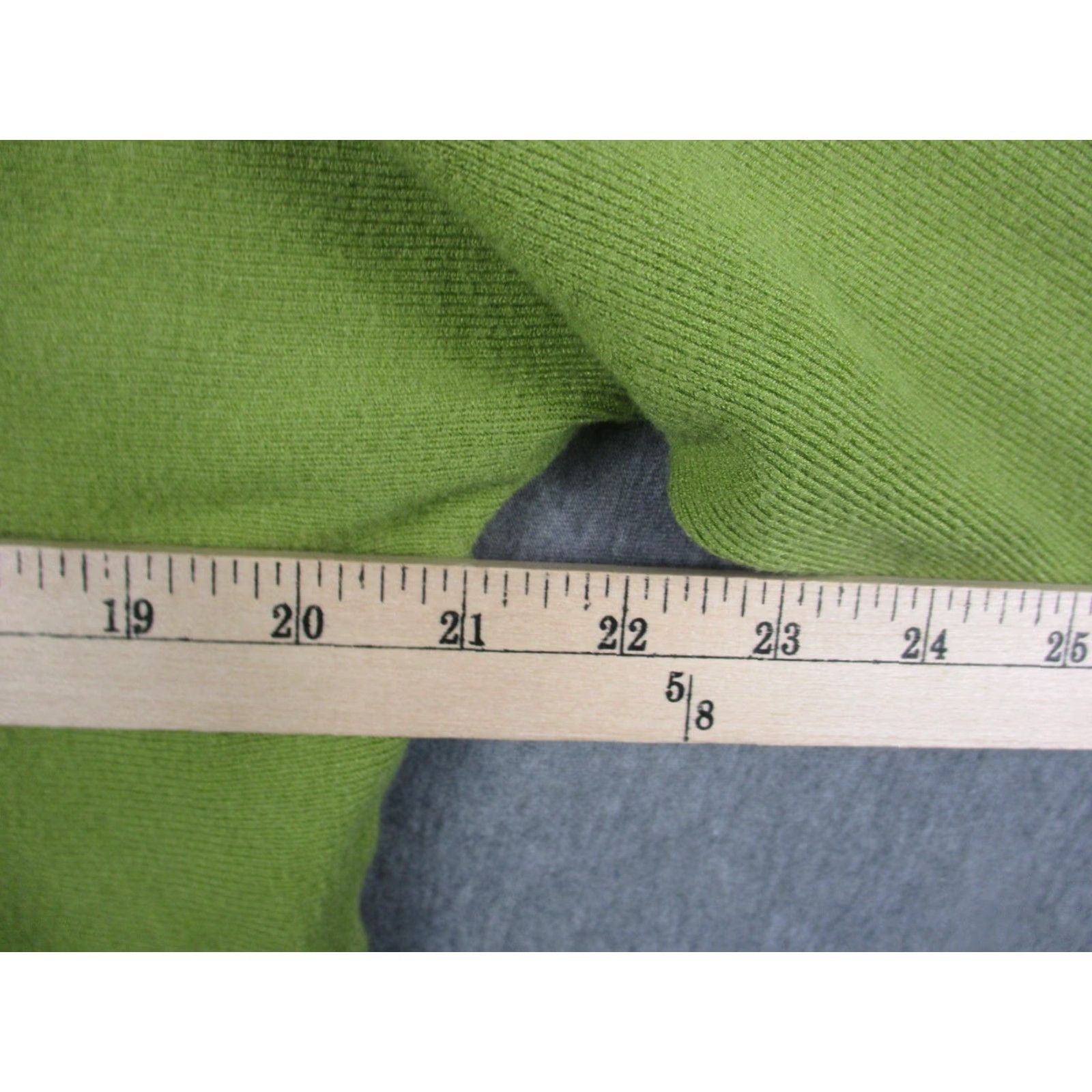 Vintage Vita Milano Sweater Womens Large Green V Neck Dolman Batwing Knit Pullover Top Size L / US 10 / IT 46 - 4 Thumbnail