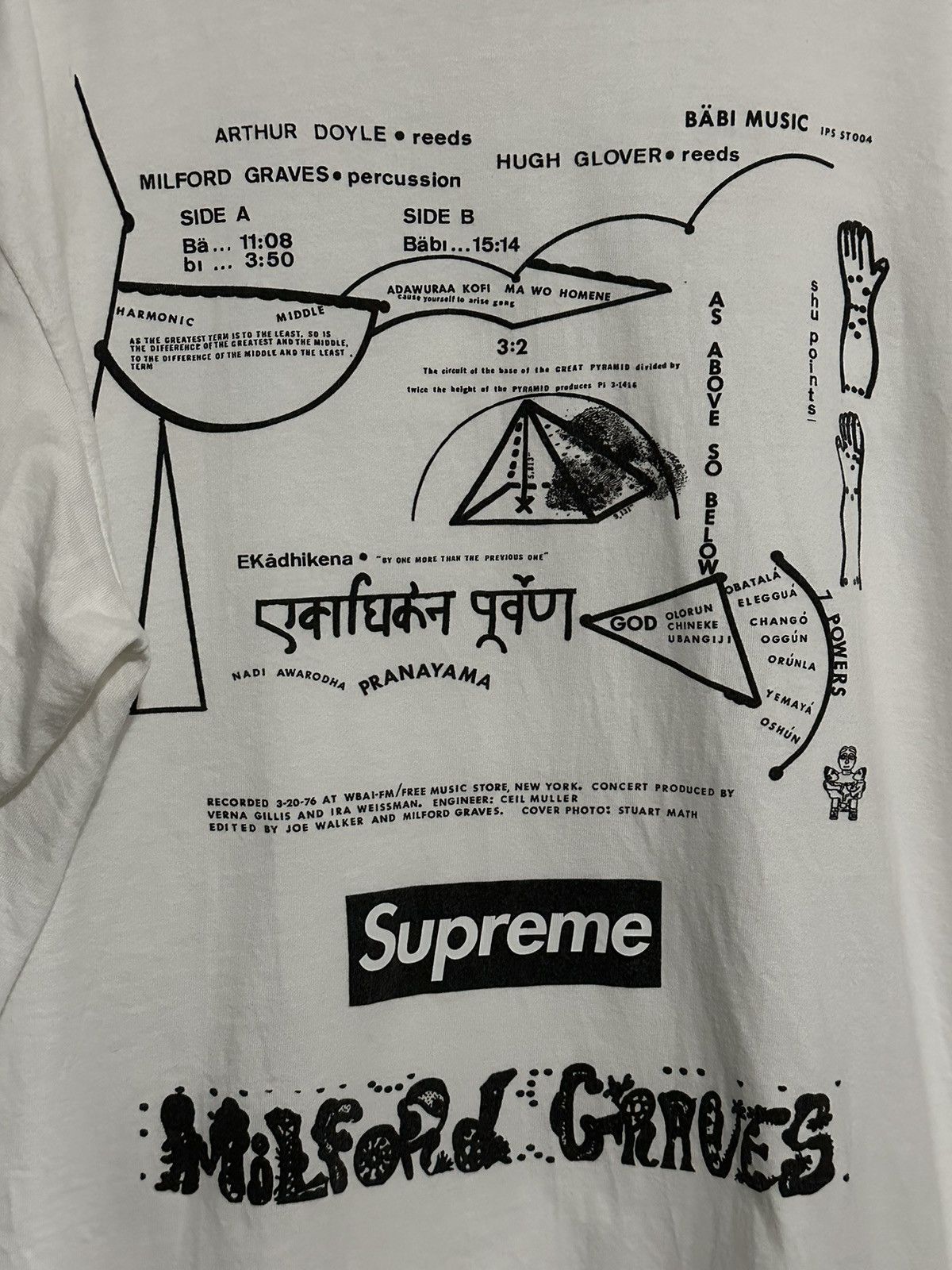 Supreme Supreme Milford Graves Tee Size US XL / EU 56 / 4 - 4 Thumbnail
