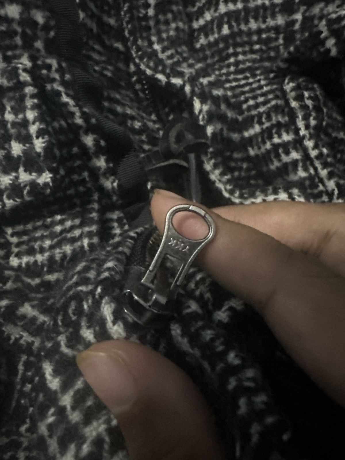 Semantic Design Wool Fur Jacket With Tag