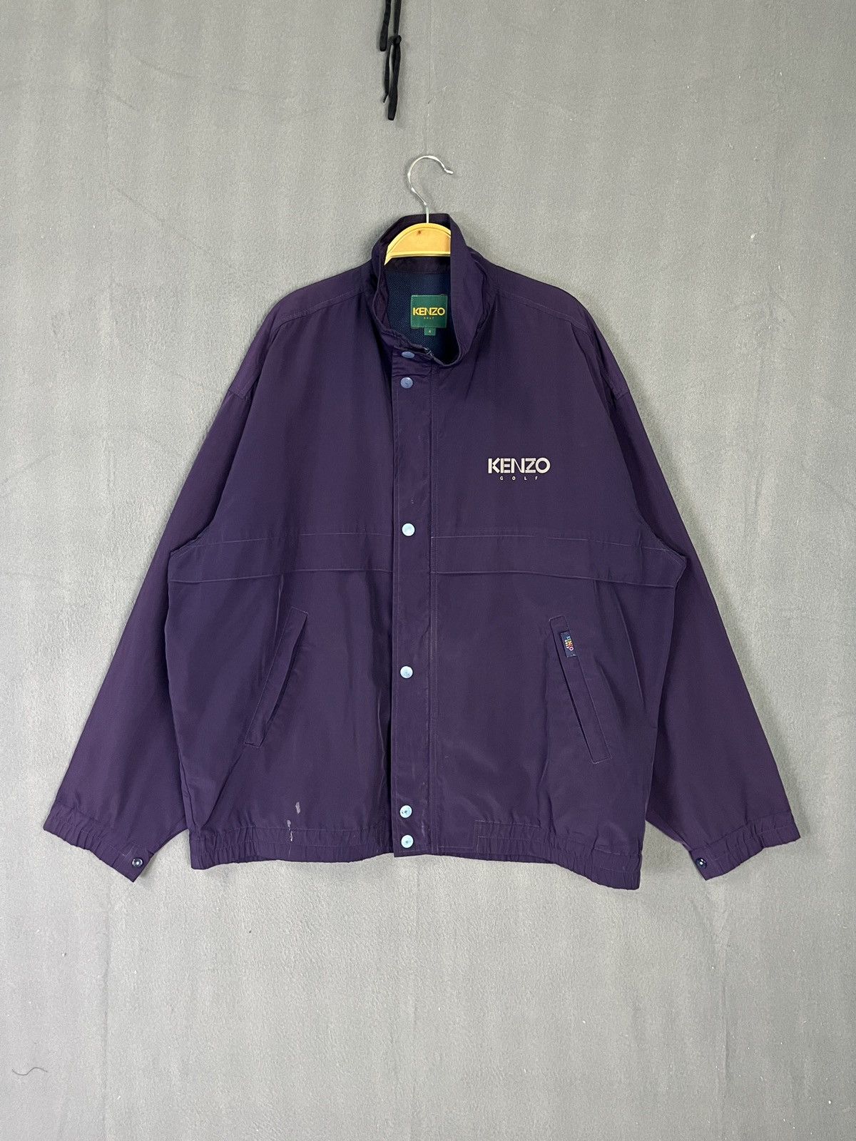 Kenzo Kenzo Golf Baggy Light Jacket Size US L / EU 52-54 / 3 - 1 Thumbnail