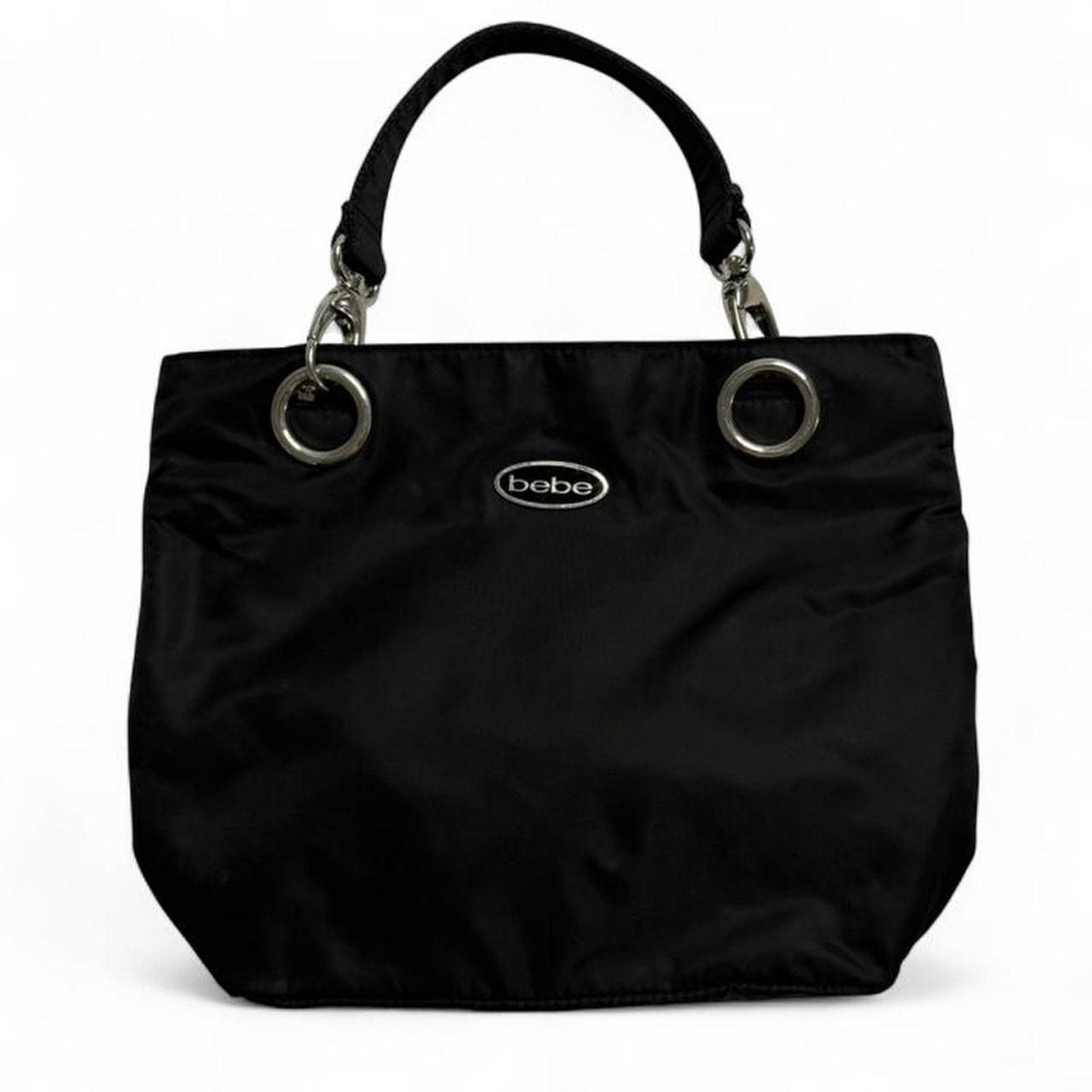 Bebe Black Bebe vintage Y2K small handbag shoulder bag silver Size ONE SIZE - 1 Thumbnail