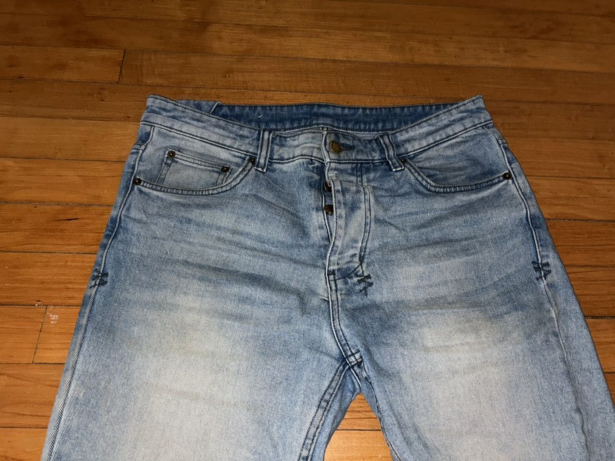 Ksubi Ksubi Chitch Philly Blue Distressed Jeans Size US 33 - 2 Thumbnail