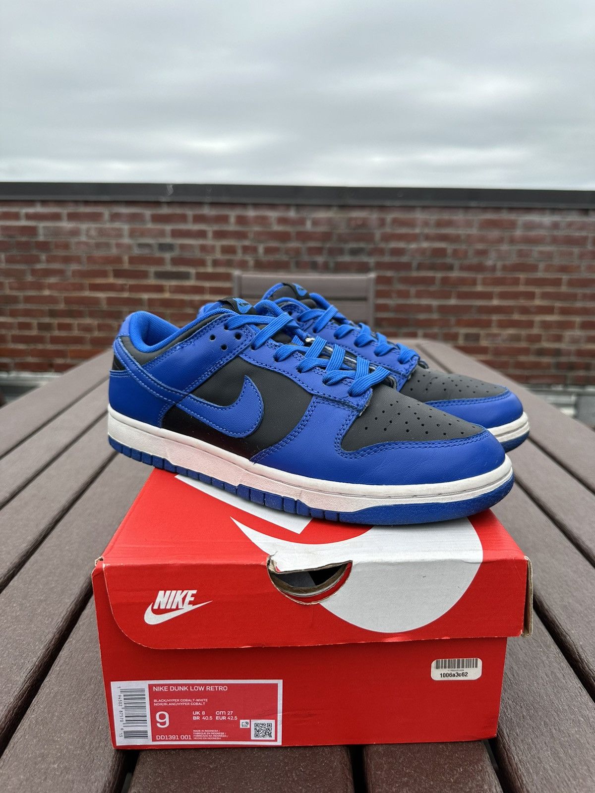 Nike “Hyper Cobalt” Nike Dunk Low Size US 9 / EU 42 - 1 Thumbnail