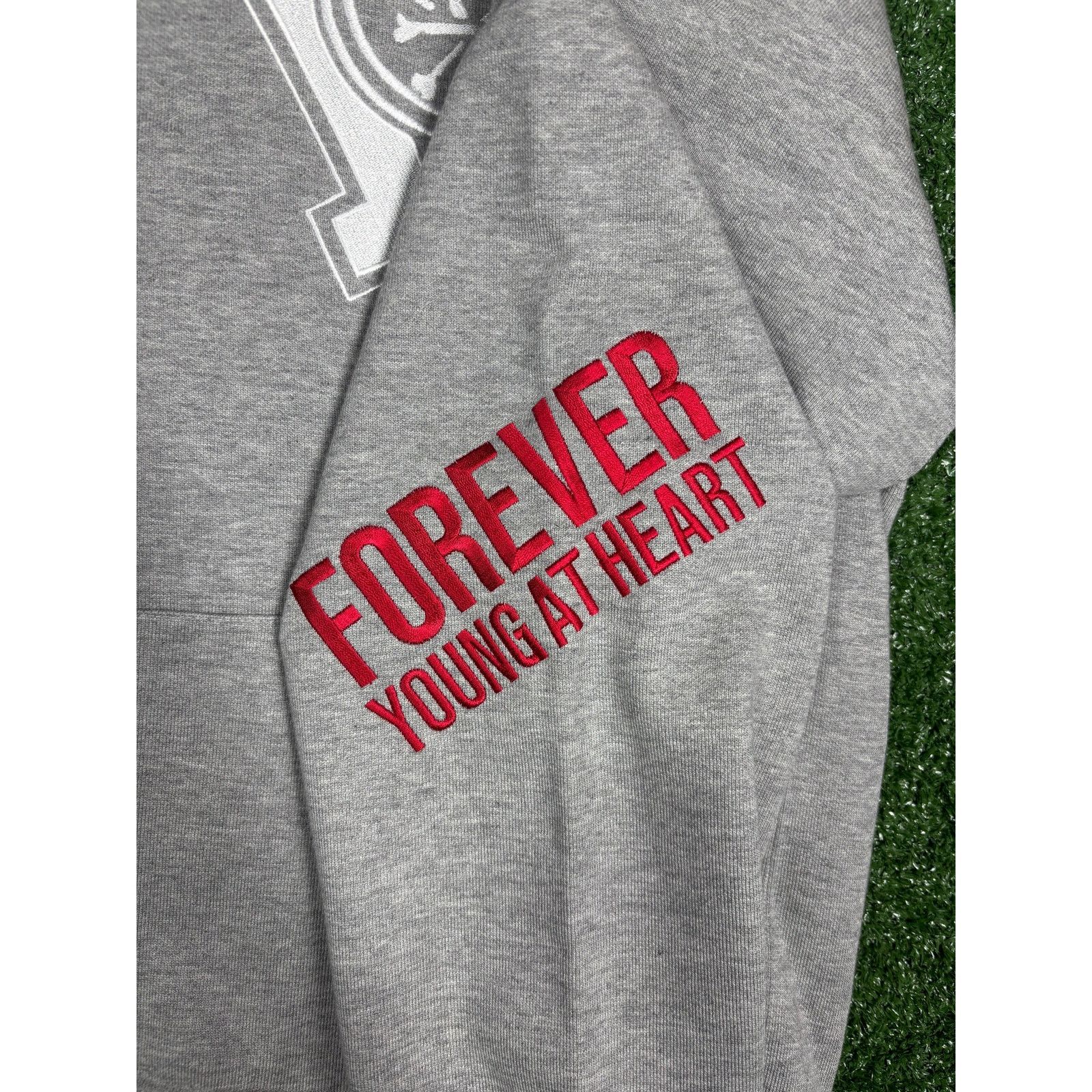 Mastermind Japan Mastermind World "All-Over" Embroidered Grey Hoodie MD Size M / US 6-8 / IT 42-44 - 6 Thumbnail