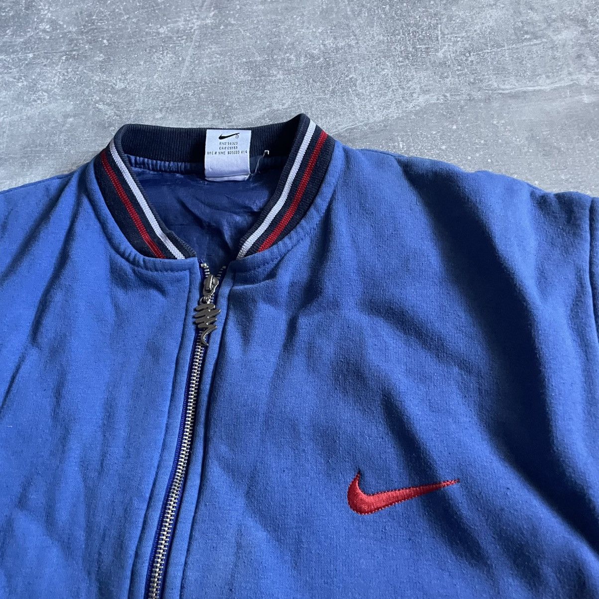 Nike Vintage 90s Nike Air Big Logo Varsity Bomber Jacket baggy tn Size US M / EU 48-50 / 2 - 6 Thumbnail