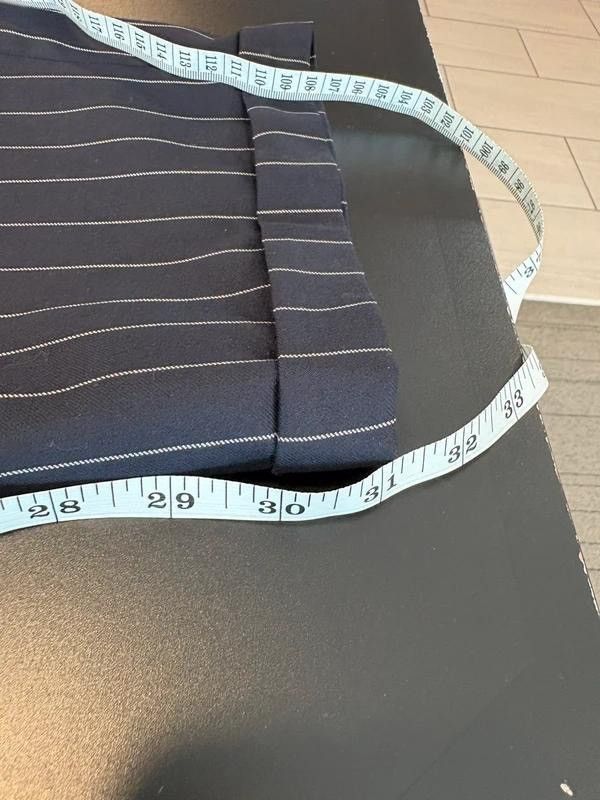 Vitale Barberis Canonico Bespoke Navy Pinstripe DB Suit 6x3 Italian Vitale Barberis Size 42R - 13 Thumbnail