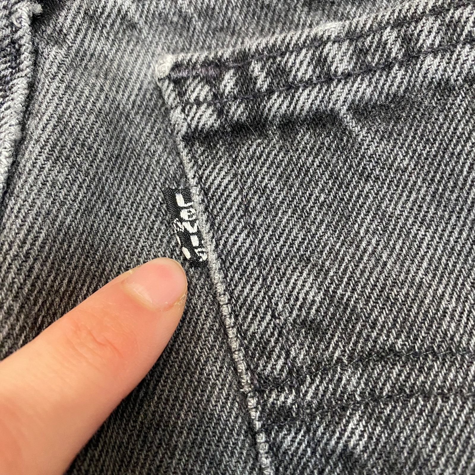 Levi's × Vintage Vintage 80s Levi's 550 Tapered Black Tab Jeans 29x33 USA Size US 29 - 4 Thumbnail