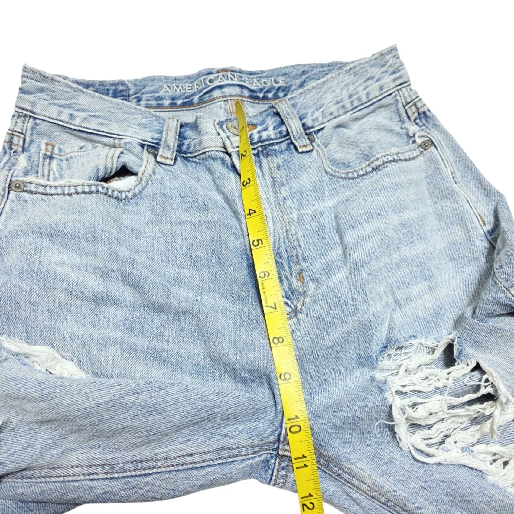 American Eagle Outfitters VINTAGE American Eagle Jeans Distressed Mom Jeans Women’s Size 2 Blue Stretch Size 26" / US 2 / IT 38 - 6 Thumbnail