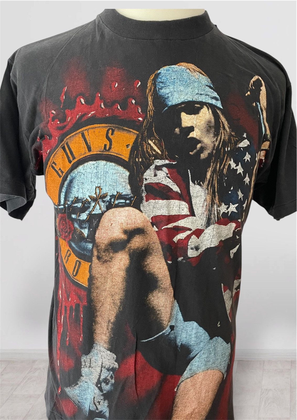 Vintage Vintage Guns N Roses Use Your Illusion Tour Empire Bootleg Size US XL / EU 56 / 4 - 2 Thumbnail