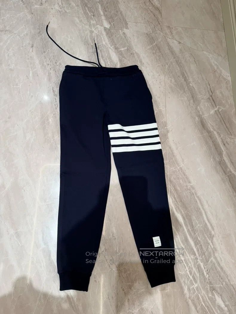 Thom Browne Thom Browne Striped and wavy sweatpants Size US 42 / EU 58 - 1 Thumbnail