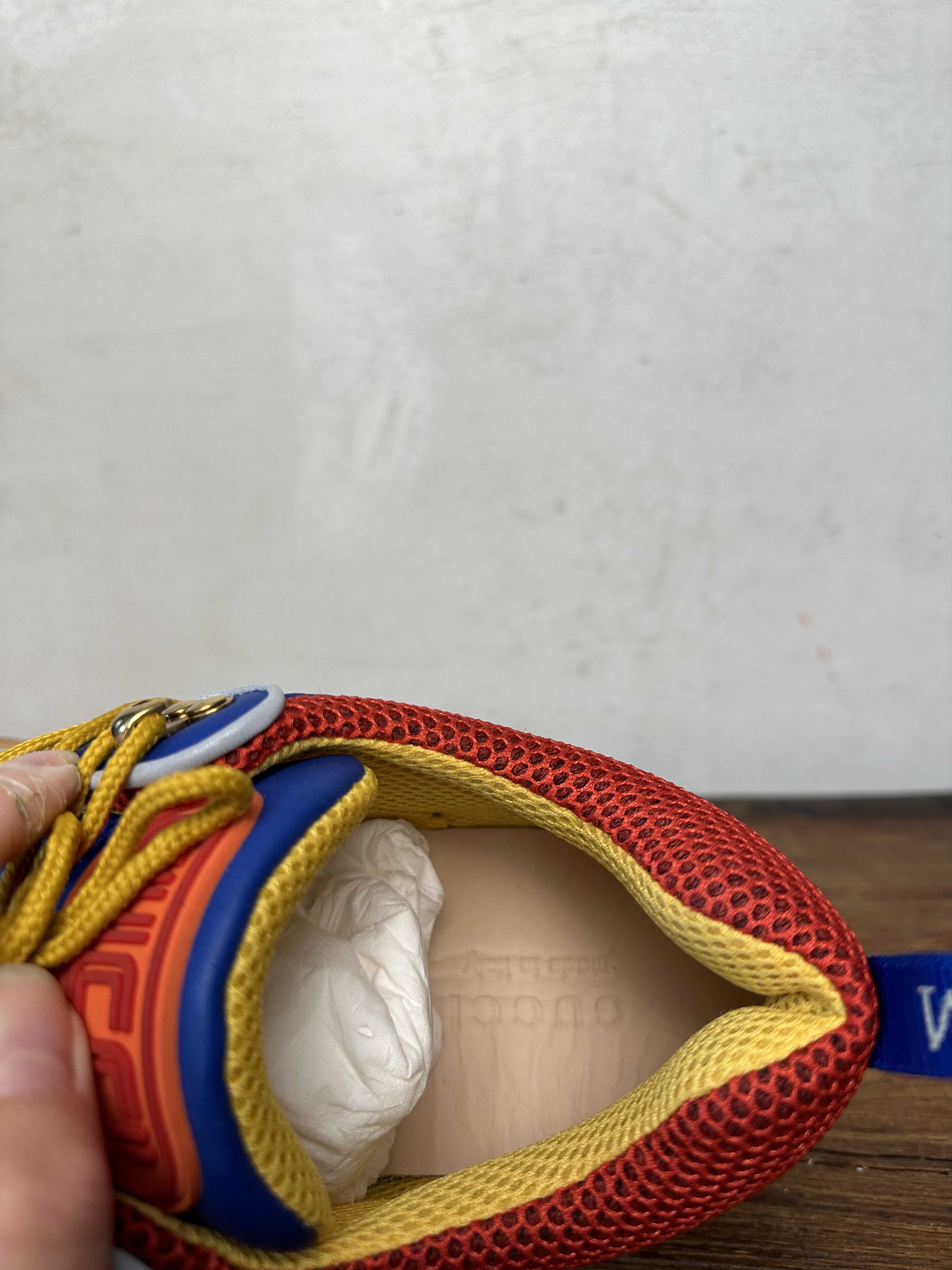 Gucci Gucci Flashtrek “Sega Blue Suede” Low Sneakers Size US 10 / EU 43 - 9 Thumbnail