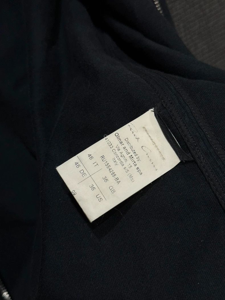 Rick Owens Rick Owens size 36 15ss mainline leather hood zipper hoodie Size US S / EU 44-46 / 1 - 5 Thumbnail