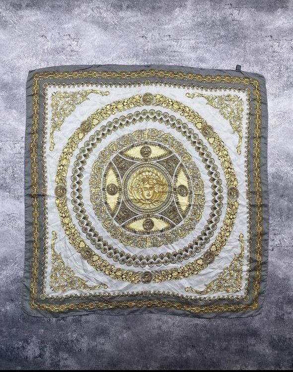 Pierre Balmain PIERRE BALMAIN Monogram 100% Seta Silk Scarf Size ONE SIZE - 3 Thumbnail