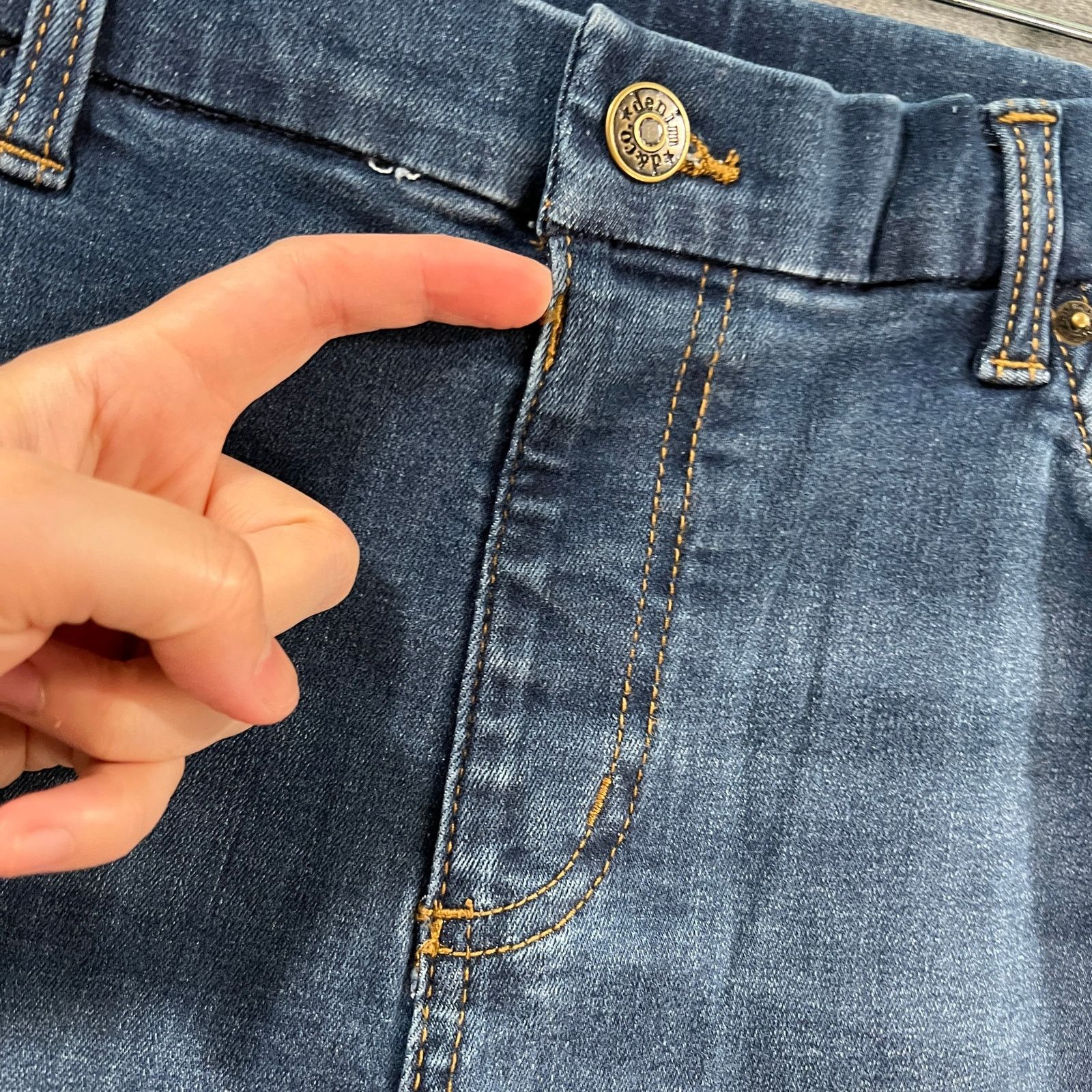 Other Denim & Co. Easy Stretch Denim Pull-On Bootcut Size 34" / US 12 / IT 48 - 10 Thumbnail