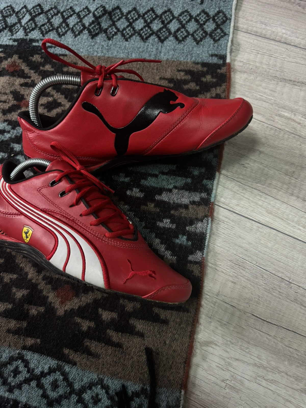 Ferrari × Puma Puma Ferrari Drift Cat III Leather Shoes Sneakers Size US 8.5 / EU 41-42 - 2 Thumbnail