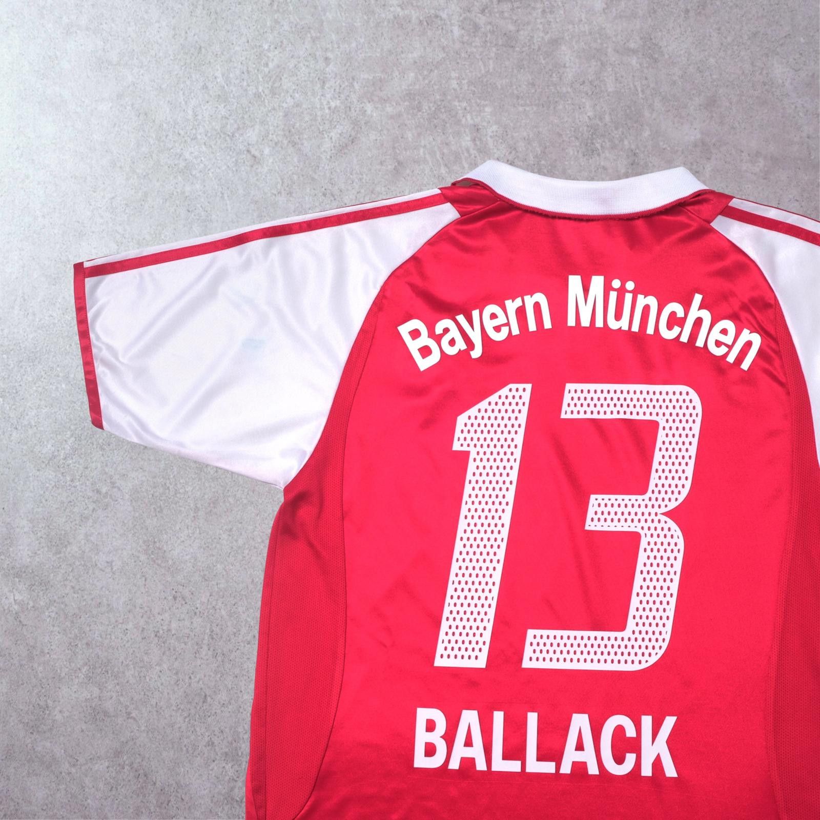 Adidas 2003/04 Bayern Munich Home Shirt Adidas Ballack (M/L) Size US M / EU 48-50 / 2 - 4 Thumbnail