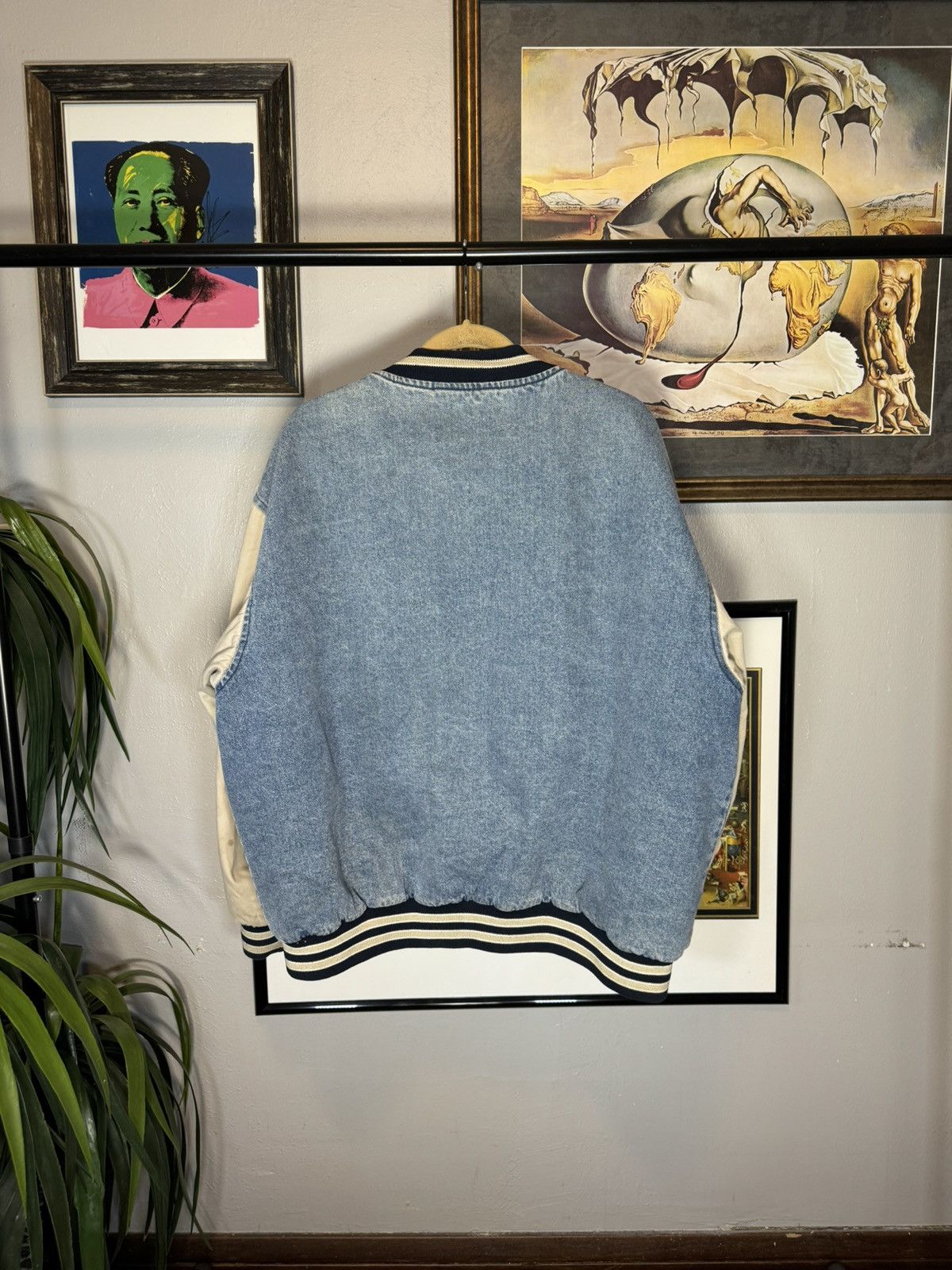 Vintage Vintage Two Tone Denjm Jacket Size US XL / EU 56 / 4 - 4 Thumbnail