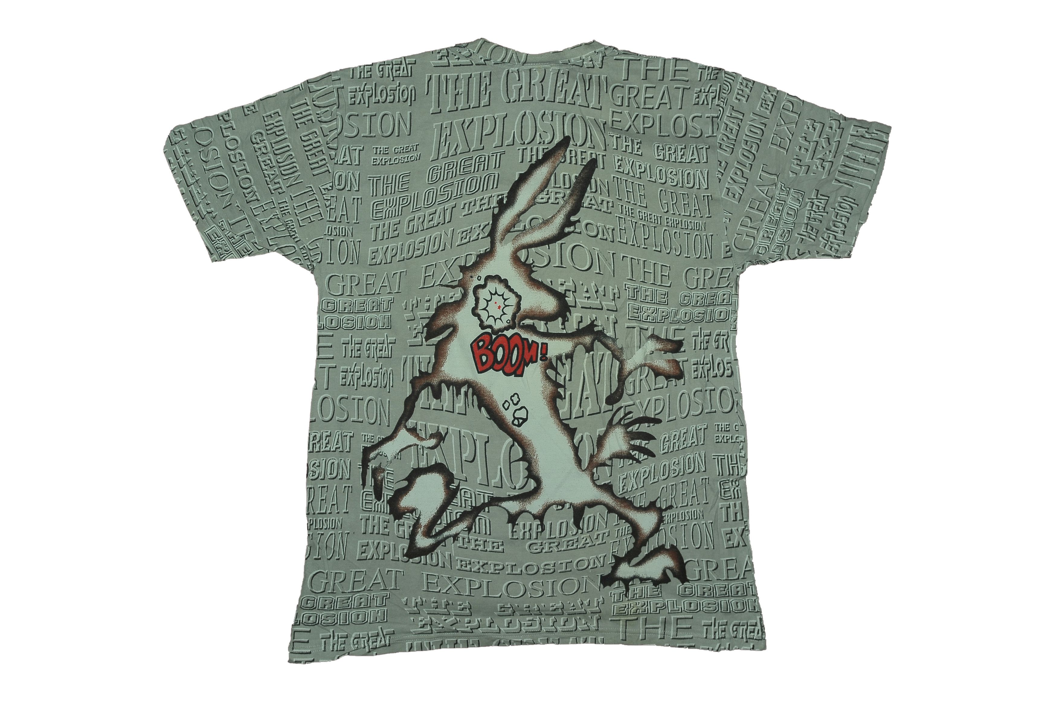 Vintage Vintage 90s Coyote Looney Tunes T-shirt Size US S / EU 44-46 / 1 - 2 Thumbnail