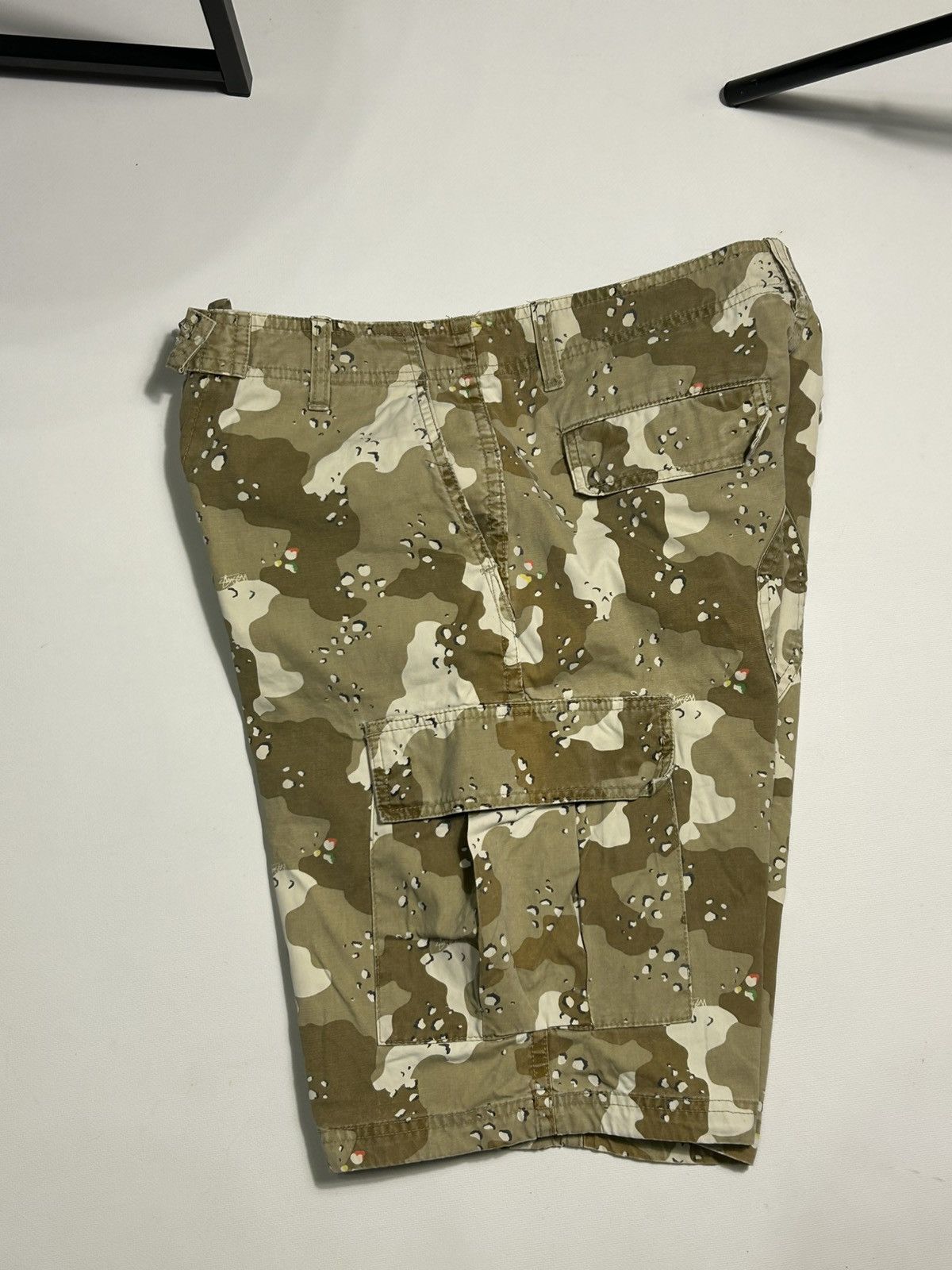 Stussy × Vintage Stussy Vintage Cargo Shorts Camo Mens Size 30 Size US 30 / EU 46 - 5 Thumbnail