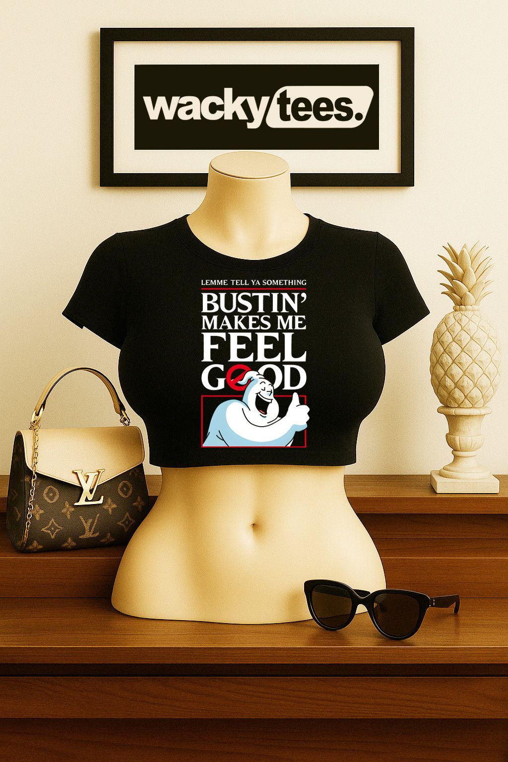 Other Bustin Makes Me Feel Good Ghost Parody Graphic Tee Shirt Size US L / EU 52-54 / 3 - 6 Thumbnail