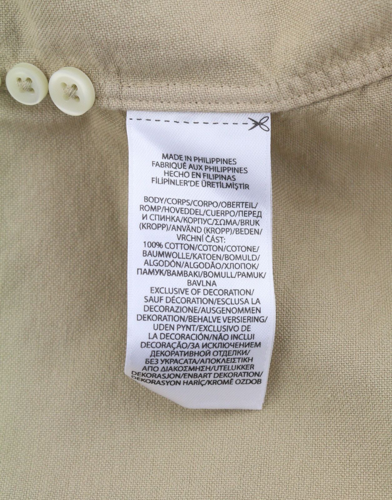 Ralph Lauren CORE REPLEN XS Brown Button-Down Neck Custom Shirt 87027 Size US XS / EU 42 / 0 - 9 Thumbnail