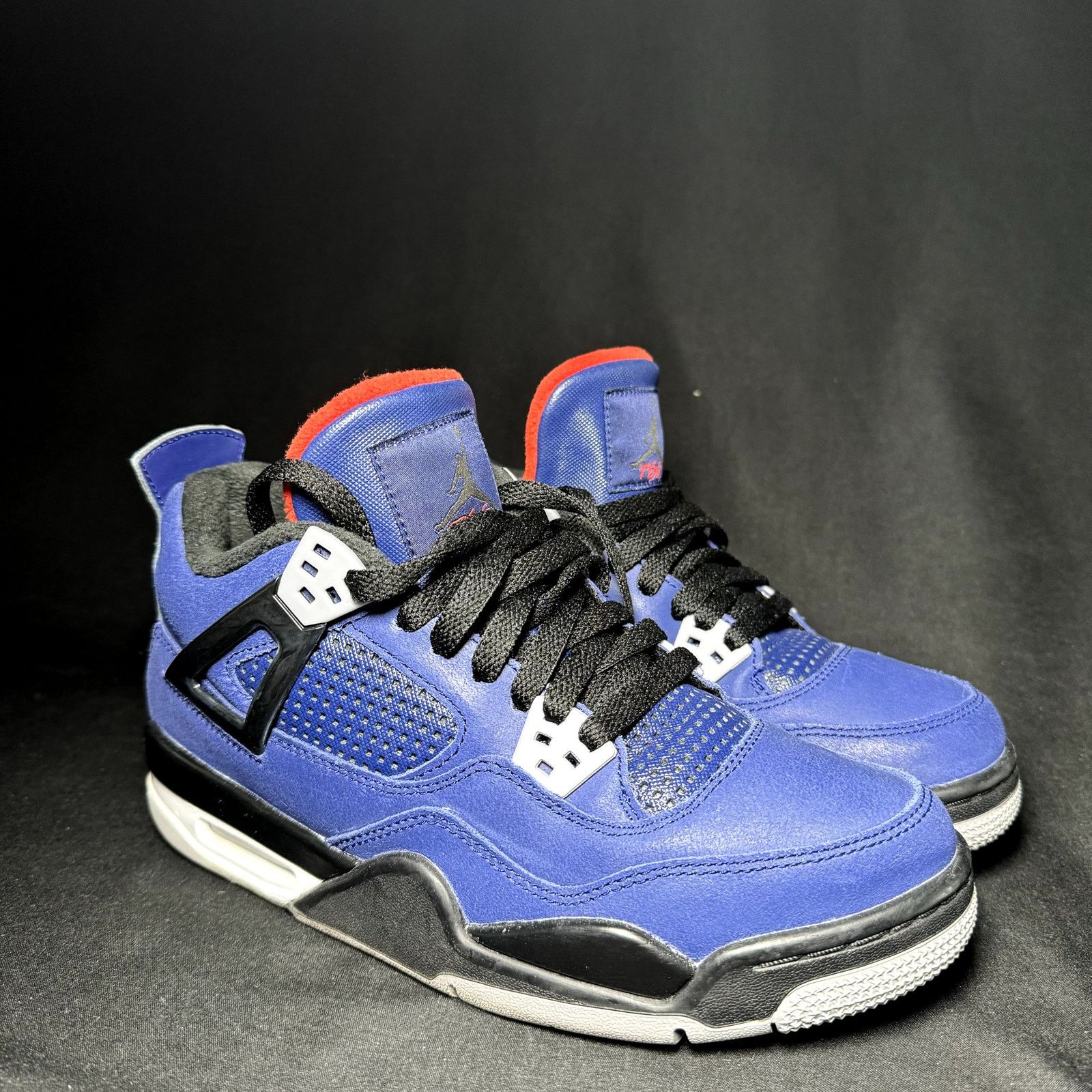 Jordan Brand × Nike Size 6.5 Nike Air Jordan 4 Retro Winter GS Loyal Blue Shoes Size US 6.5 / EU 39-40 - 1 Thumbnail