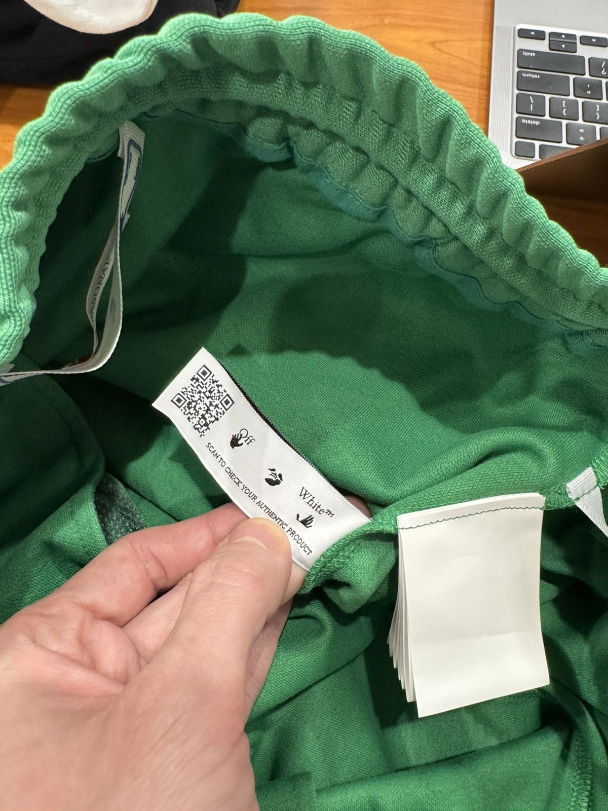 Off-White Off-White Green Eco Track Pants Size US 36 / EU 52 - 19 Thumbnail