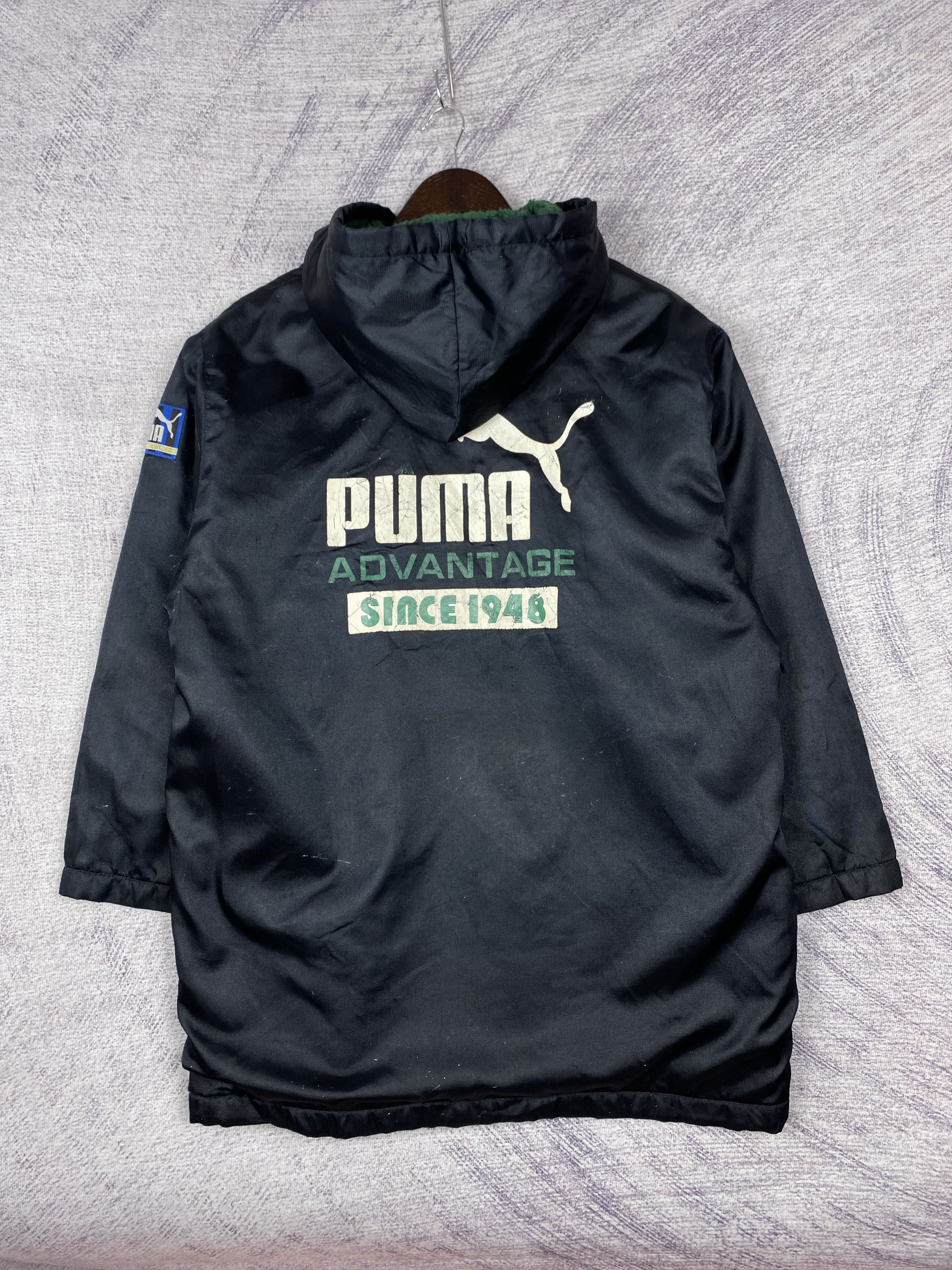 Puma Vintage Puma Hoodie Button Up Sherpa Lining Long Jacket Size US M / EU 48-50 / 2 - 6 Thumbnail