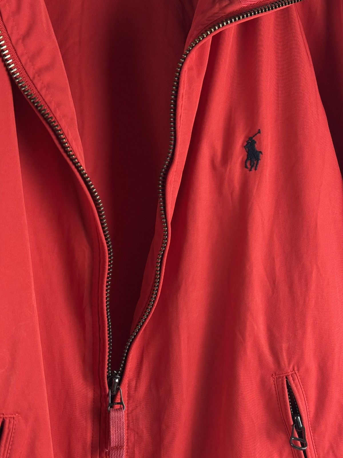 Polo Ralph Lauren Vintage Polo by Ralph Lauren Bomber Full Zip Jacket Red Size US L / EU 52-54 / 3 - 2 Thumbnail