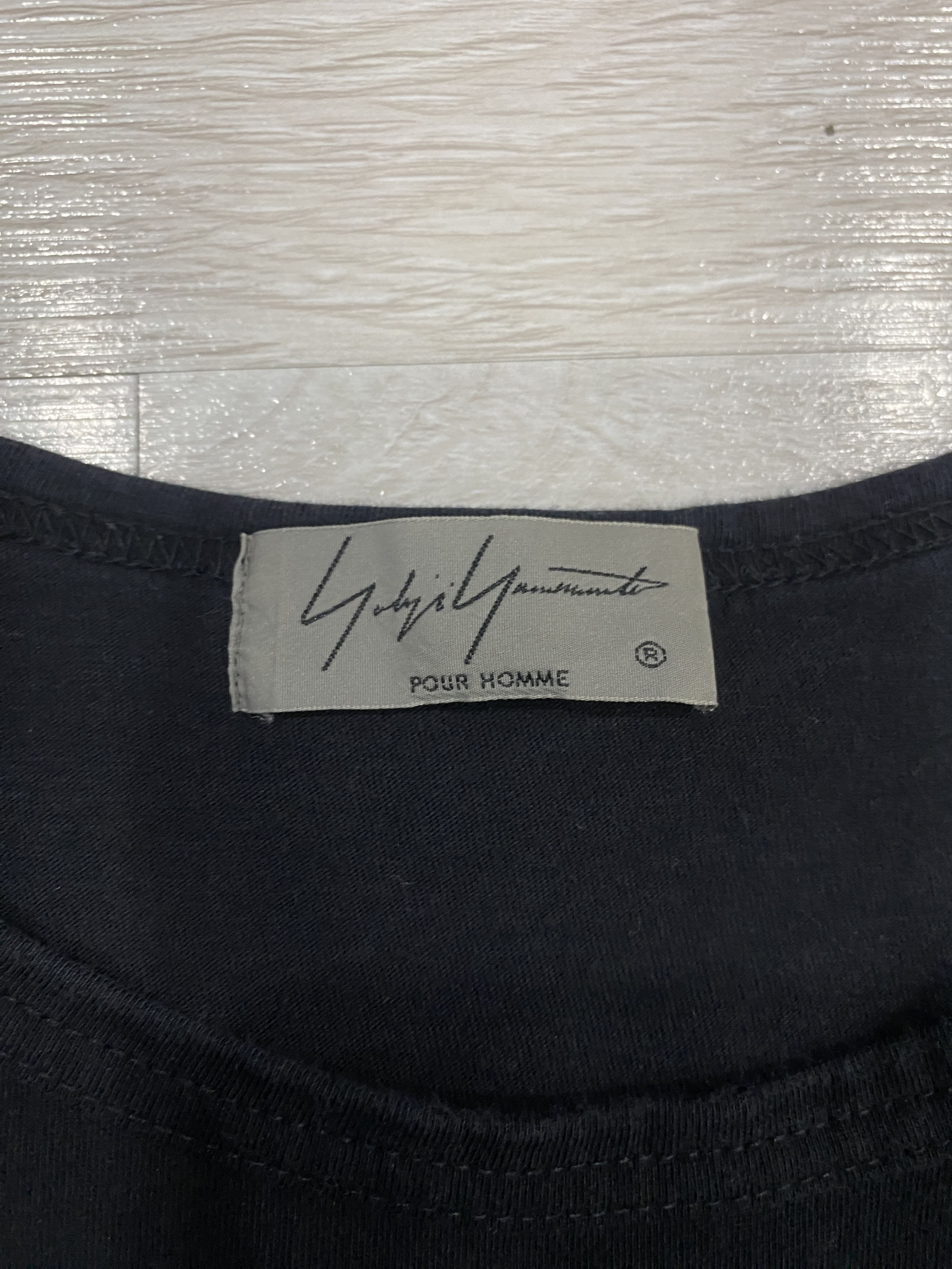 Yohji Yamamoto YOHJI YAMAMOTO 19SS Black Letter Tee Shirt Size US L / EU 52-54 / 3 - 4 Thumbnail
