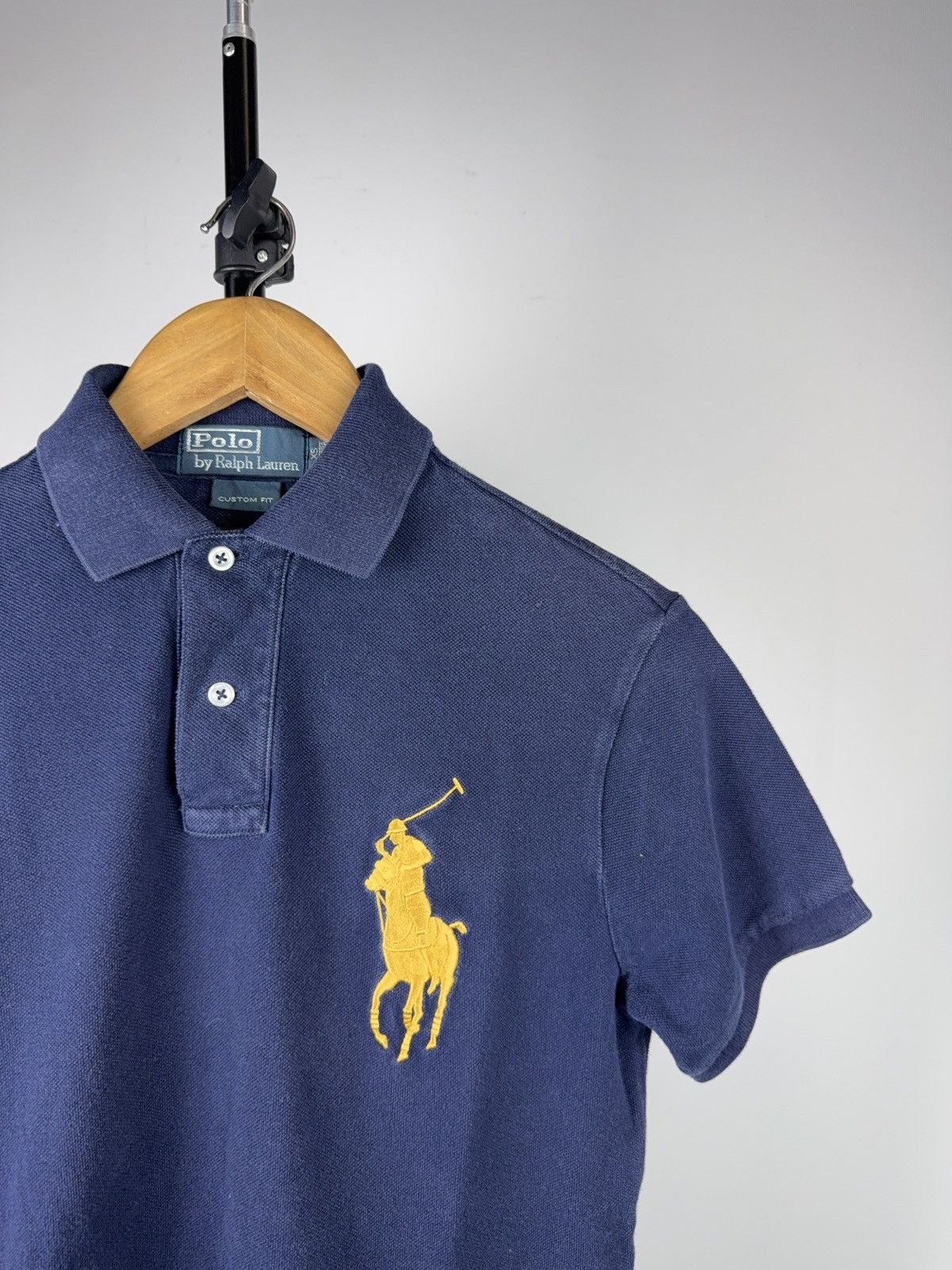 Polo Ralph Lauren 90s Retro VNTG Polo Ralph Lauren Big Pony No.3 Navy Polo XS Size US XS / EU 42 / 0 - 8 Thumbnail